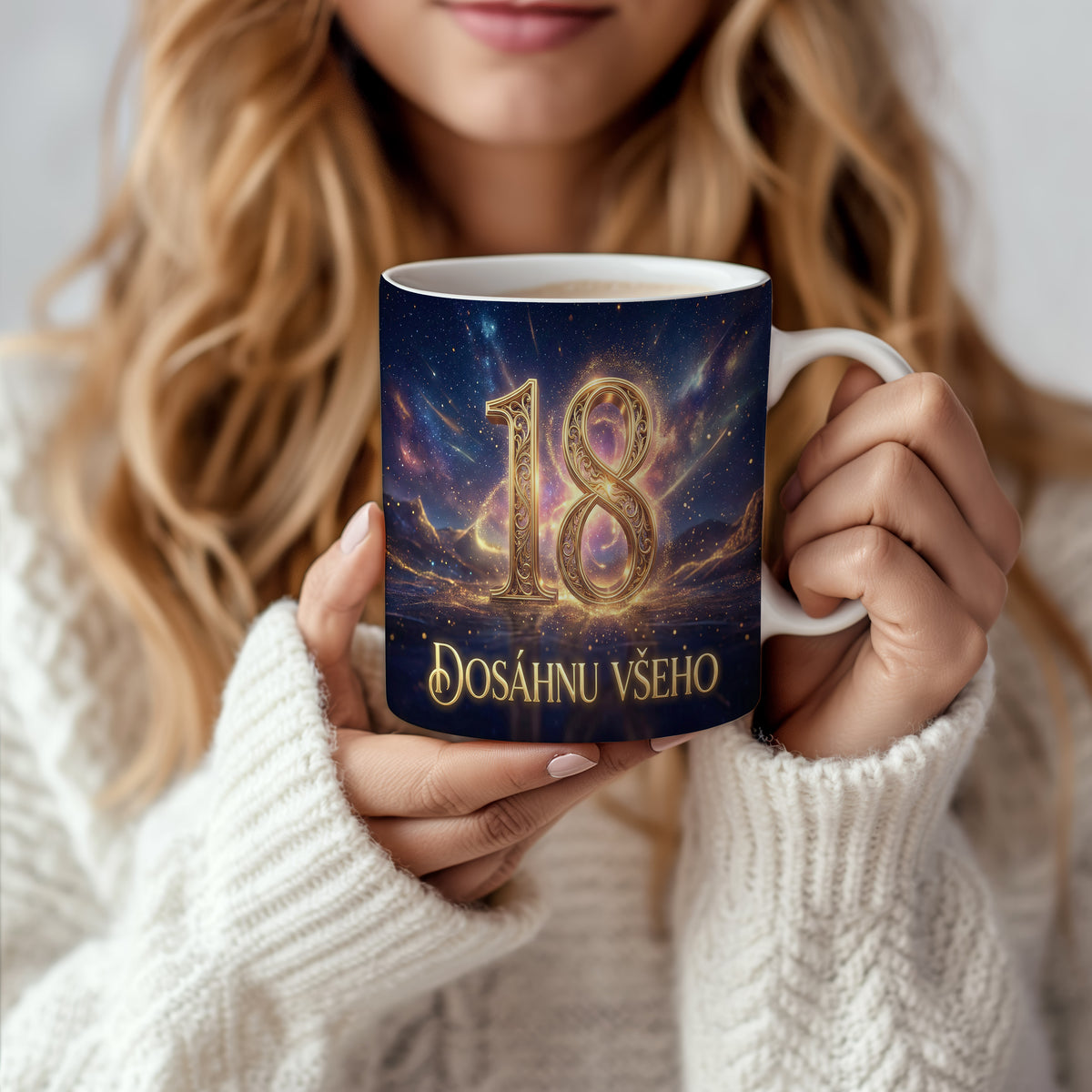 Narozeninový hrnek 18 let – Dosáhnu všeho