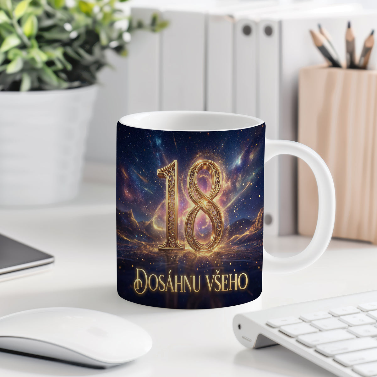 Narozeninový hrnek 18 let – Dosáhnu všeho