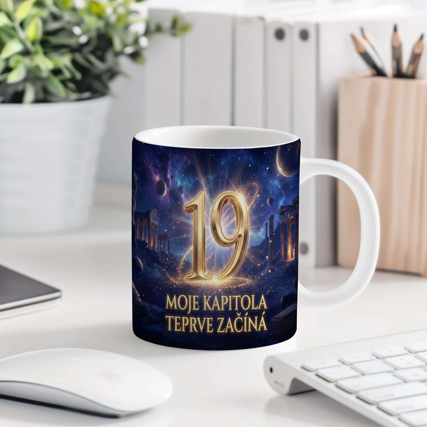 Narozeninový hrnek 19 let – MOJE KAPITOLA TEPRVE ZAČÍNÁ