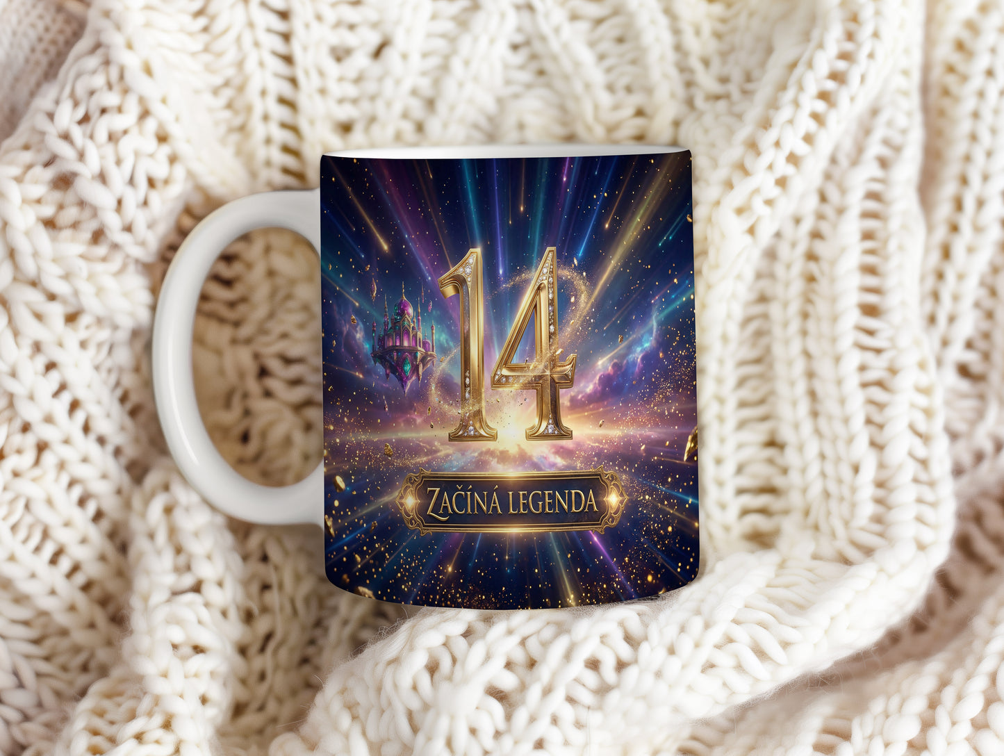Narozeninový hrnek 14 let – ZAČÍNÁ LEGENDA