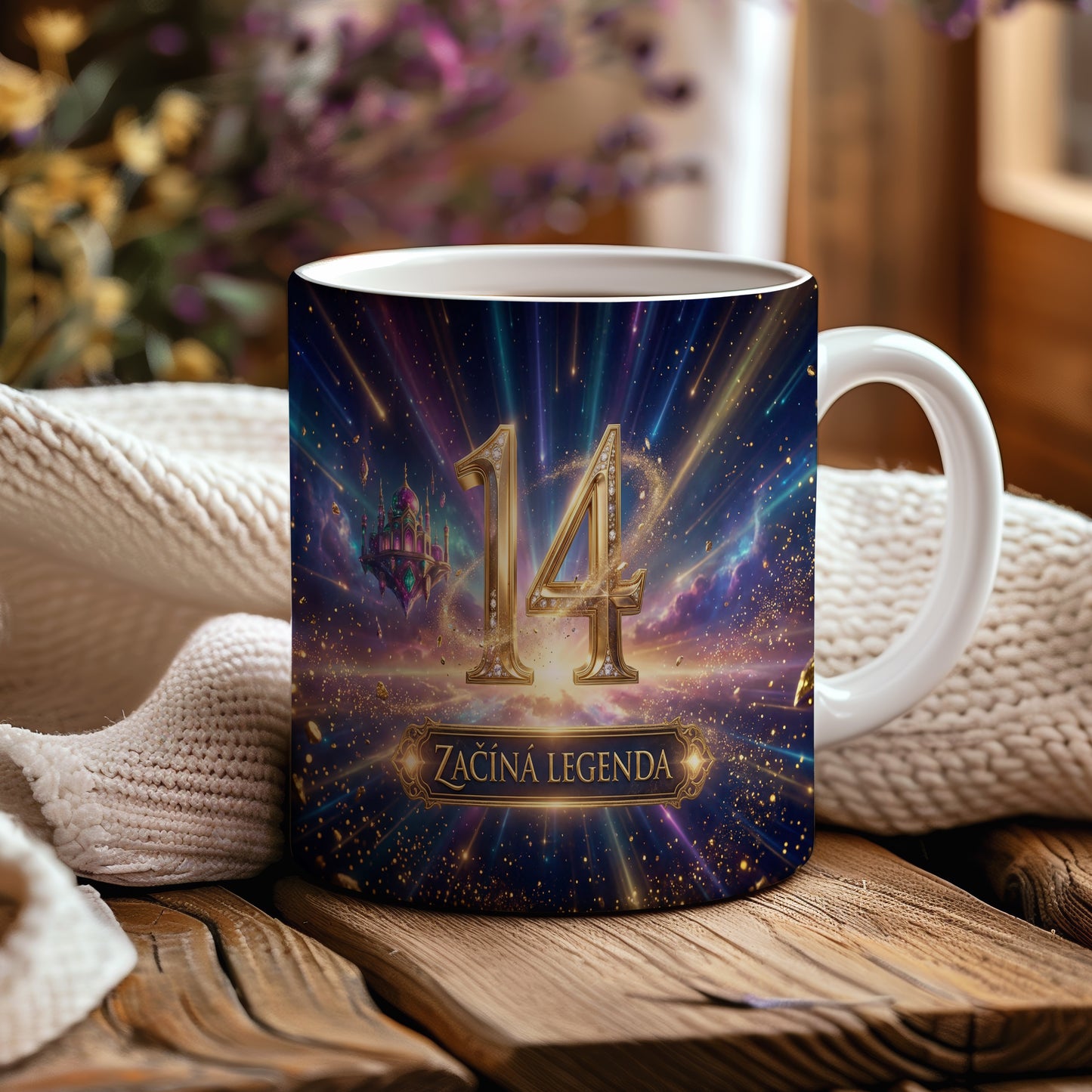 Narozeninový hrnek 14 let – ZAČÍNÁ LEGENDA
