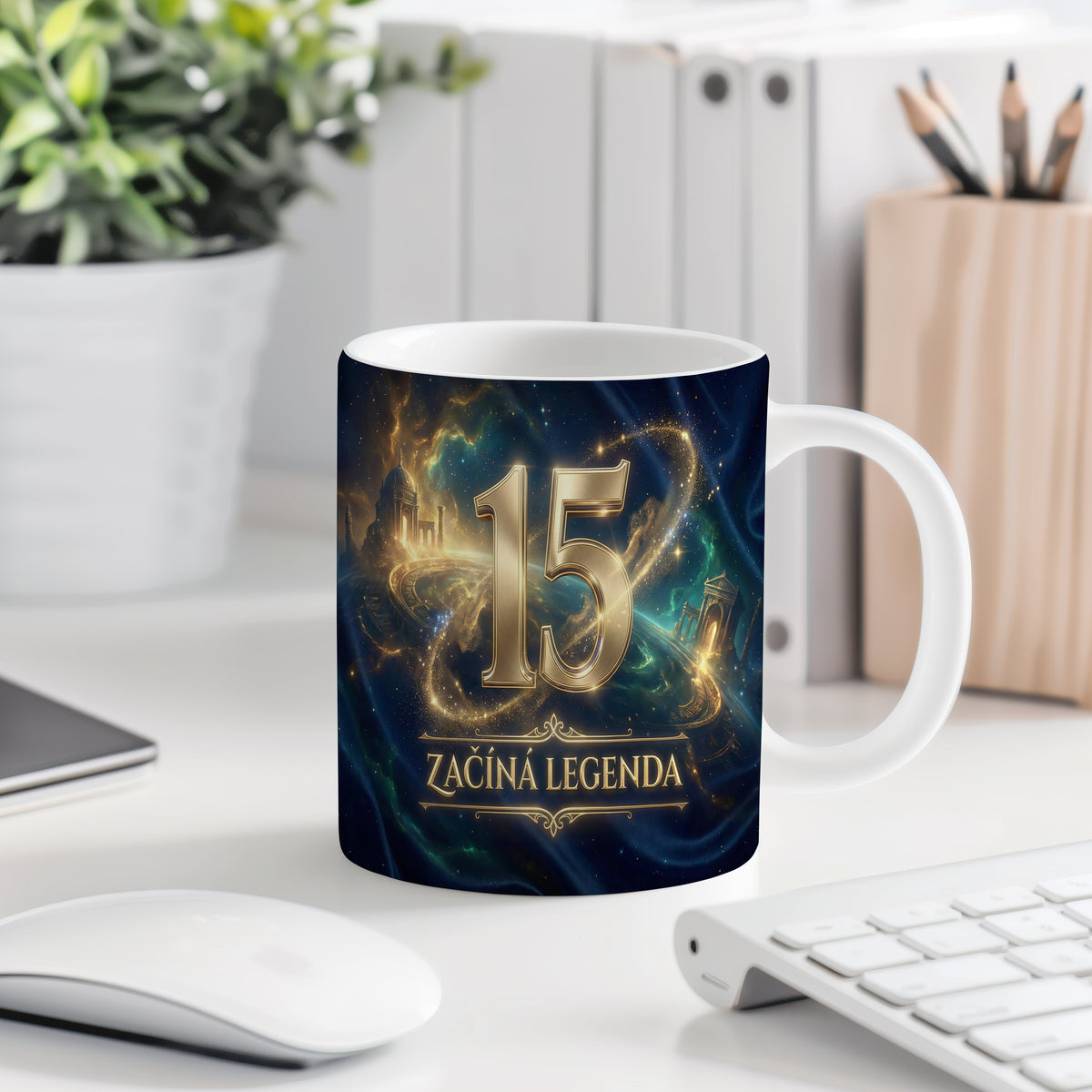 Narozeninový hrnek 15 let – ZAČÍNÁ LEGENDA