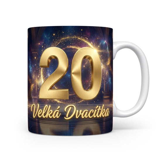 Hrnček s nápisem Velká Dvacítka