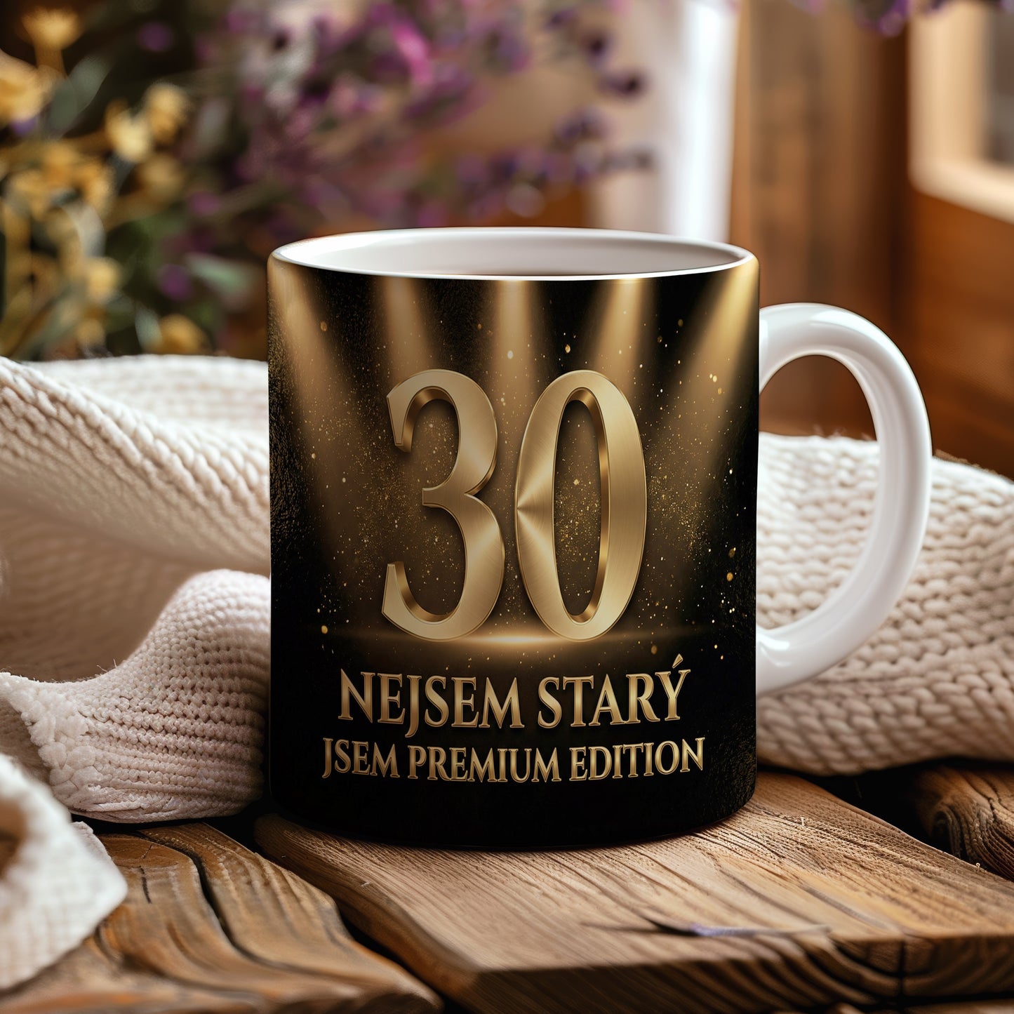 Narozeninový hrnek 30 let – NEJSEM STARÝ JSEM PREMIUM EDITION