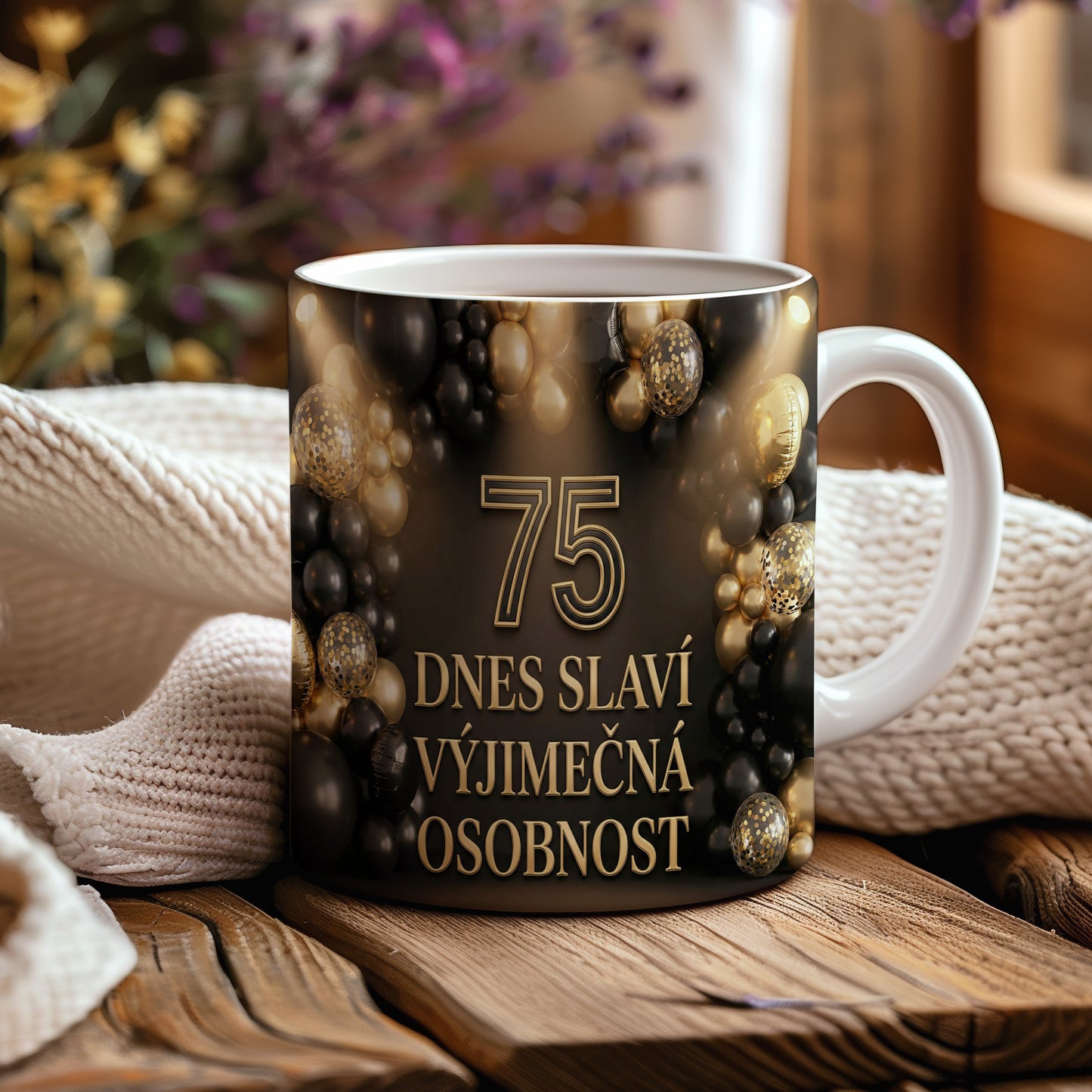 Narozeninový hrnek 75 let – DNES SLAVÍ VÝJIMEČNÁ OSOBNOST