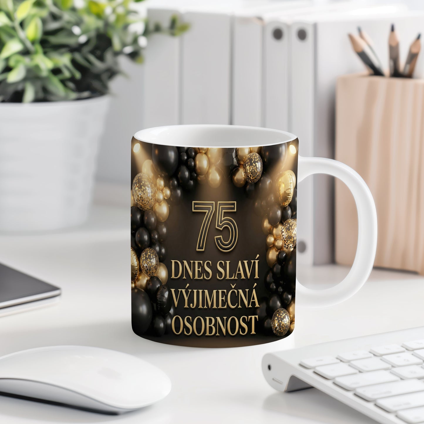 Narozeninový hrnek 75 let – DNES SLAVÍ VÝJIMEČNÁ OSOBNOST