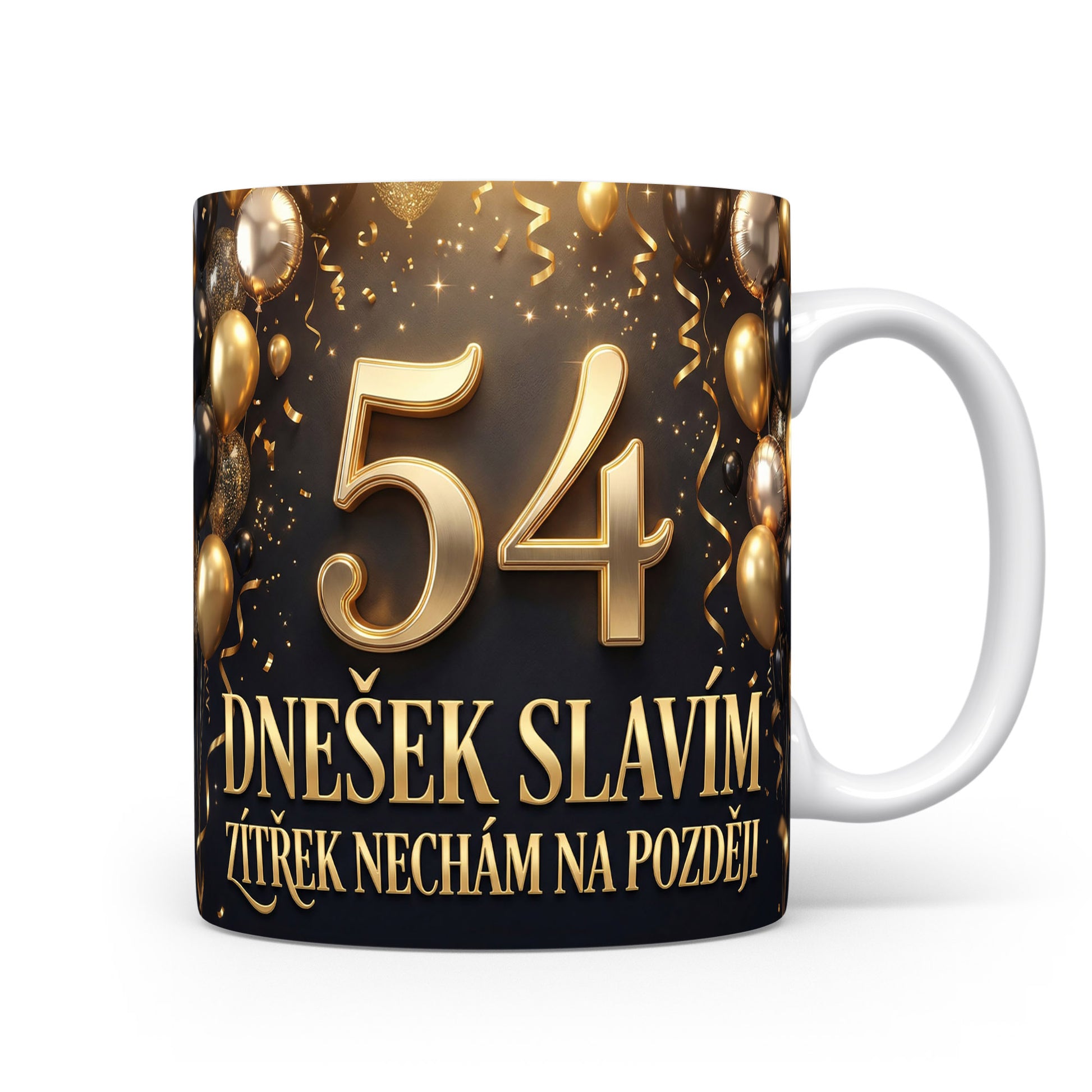 Narozeninový hrnek s věkem 54
