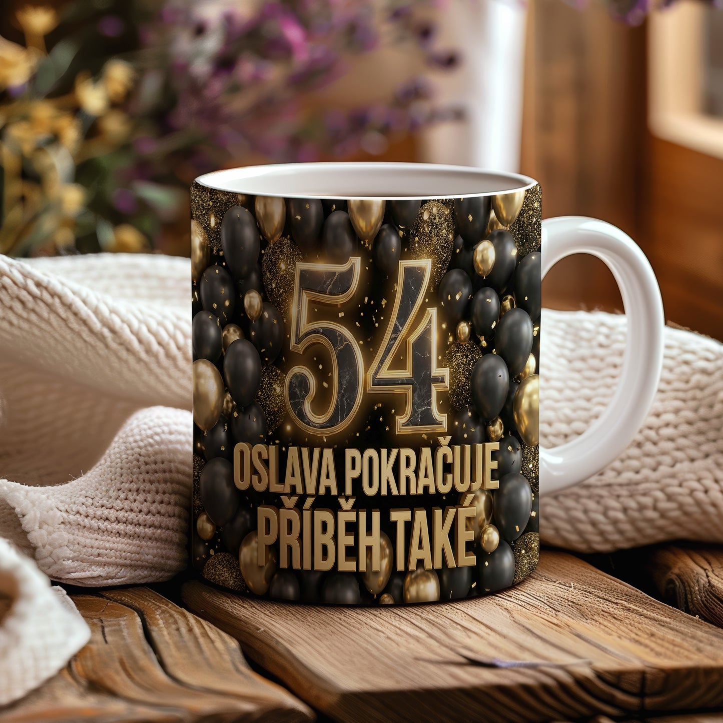 Narozeninový hrnek 54 let – OSLAVA POKRAČUJE, PŘÍBĚH TAKÉ