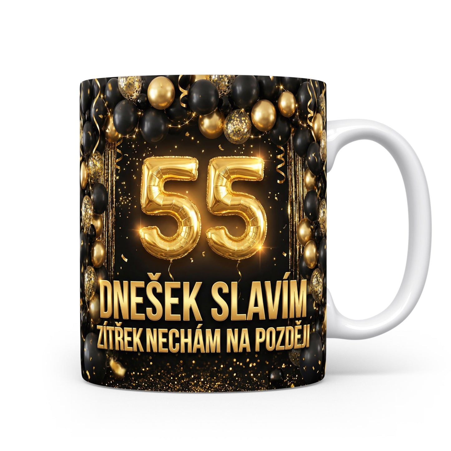 Narozeninový hrnek s číslem 55