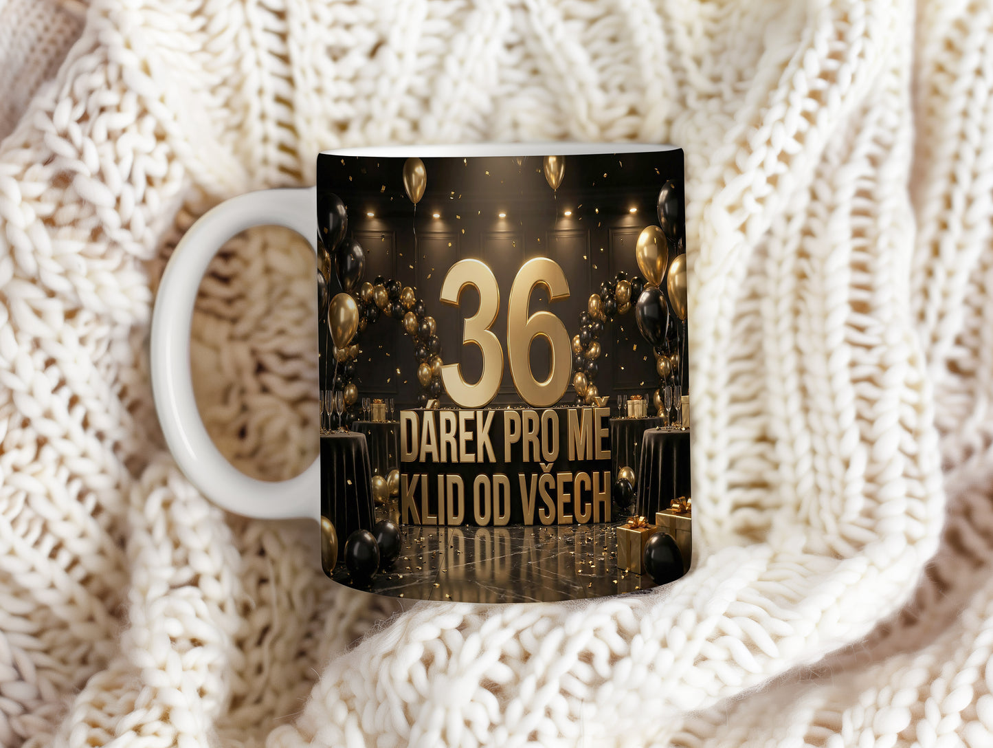 Narozeninový hrnek 36 let – DÁREK PRO MĚ KLID OD VŠECH