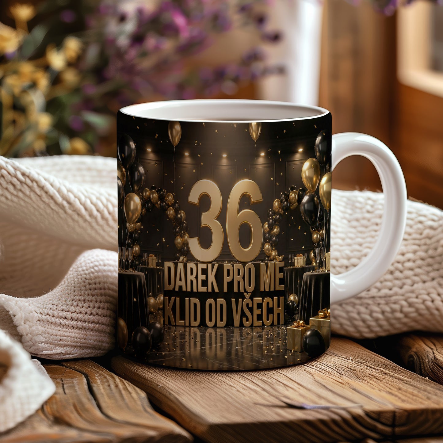 Narozeninový hrnek 36 let – DÁREK PRO MĚ KLID OD VŠECH