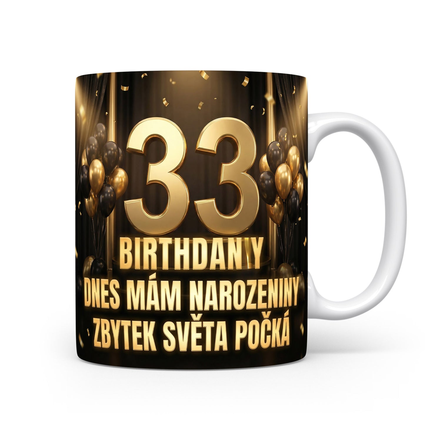 Narozeninový hrnek s číslem 33
