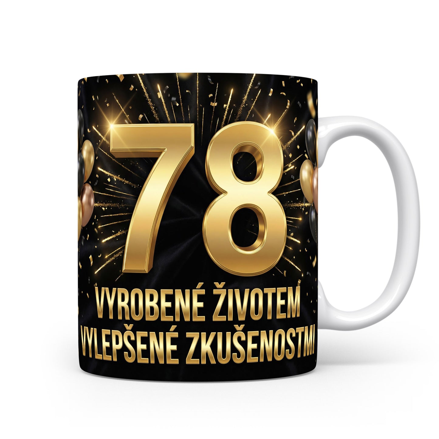 Narozeninový hrnek s číslem 78