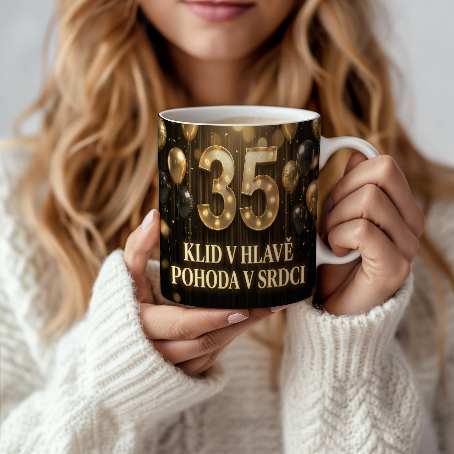 Narozeninový hrnek 35 let – KLID V HLAVĚ POHODA V SRDCI