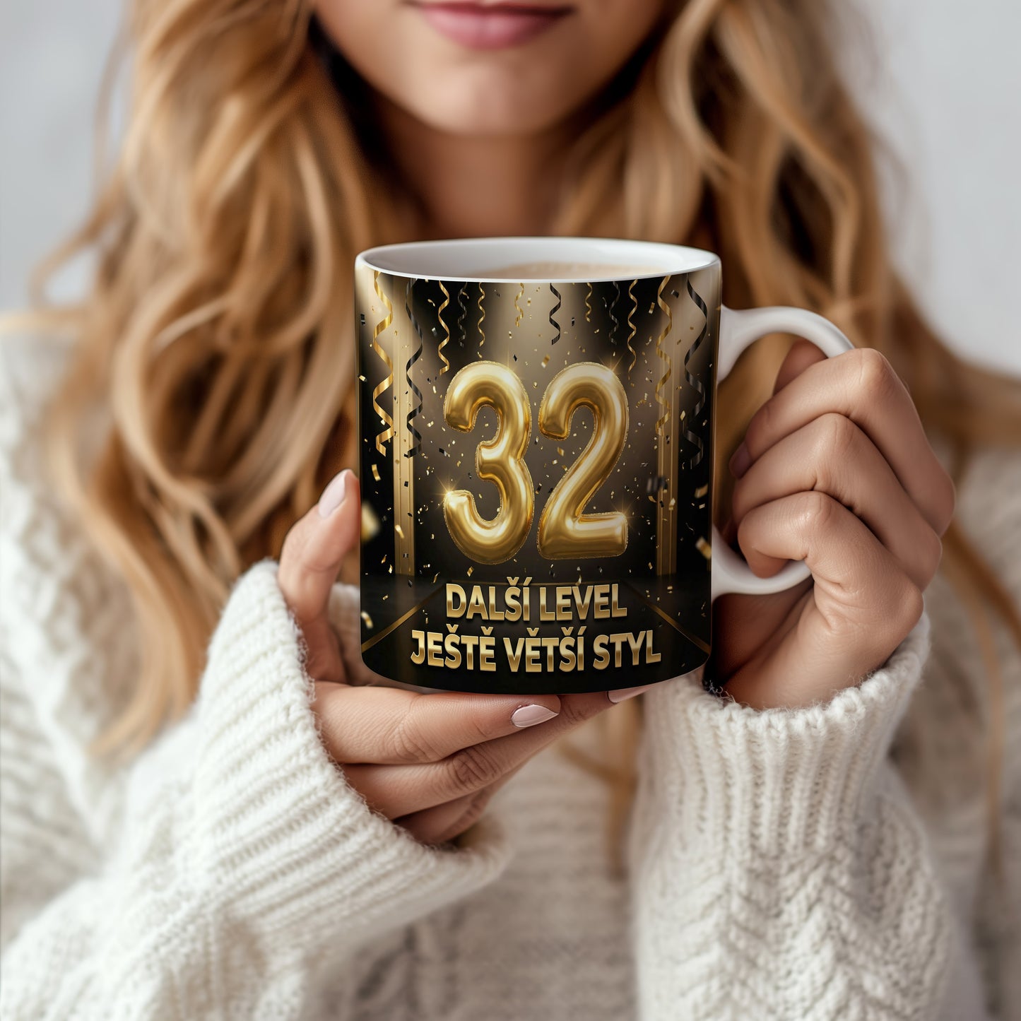 Narozeninový hrnek 32 let – DALŠÍ LEVEL JEŠTĚ VĚTŠÍ STYL