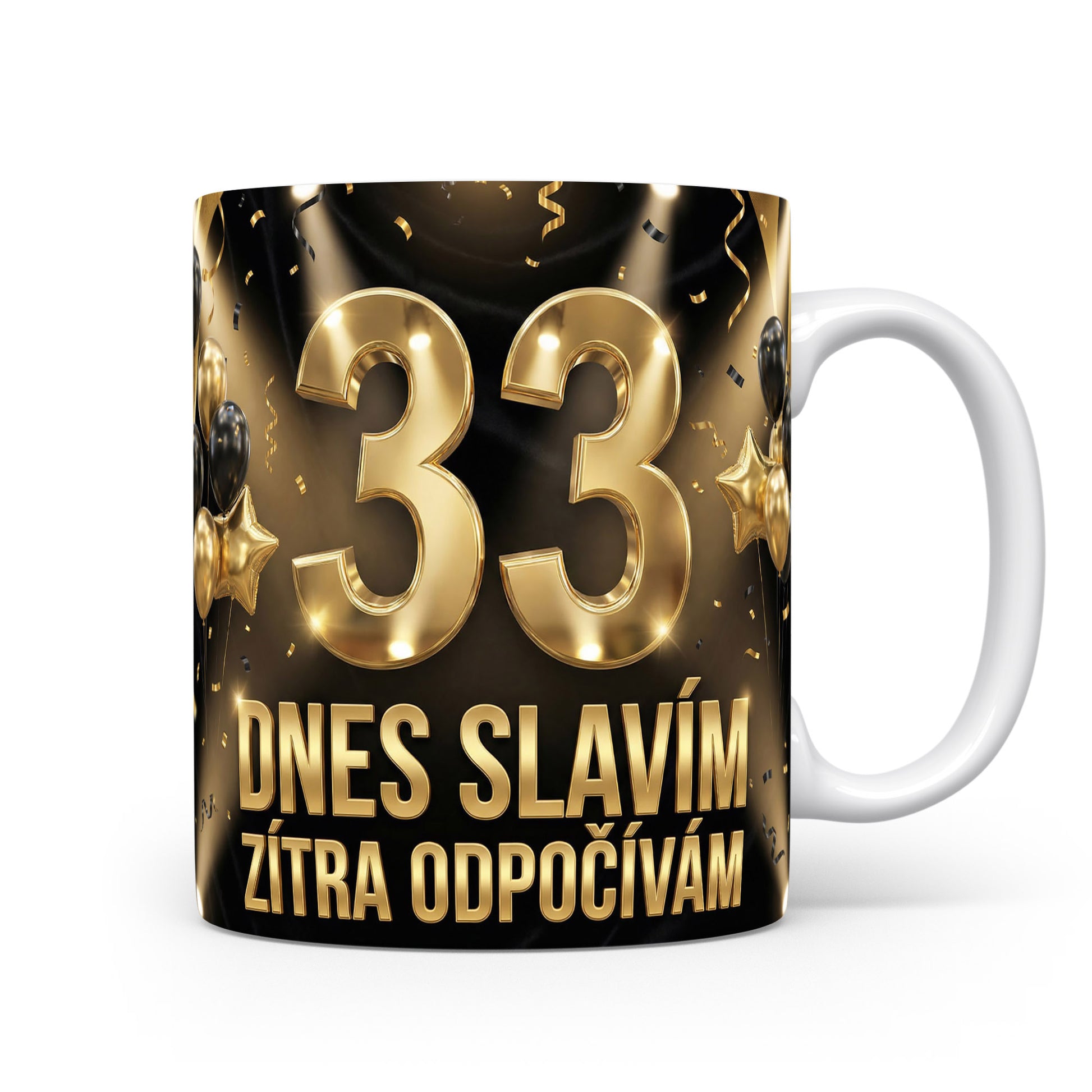 Narozeninový hrnek s číslem 33