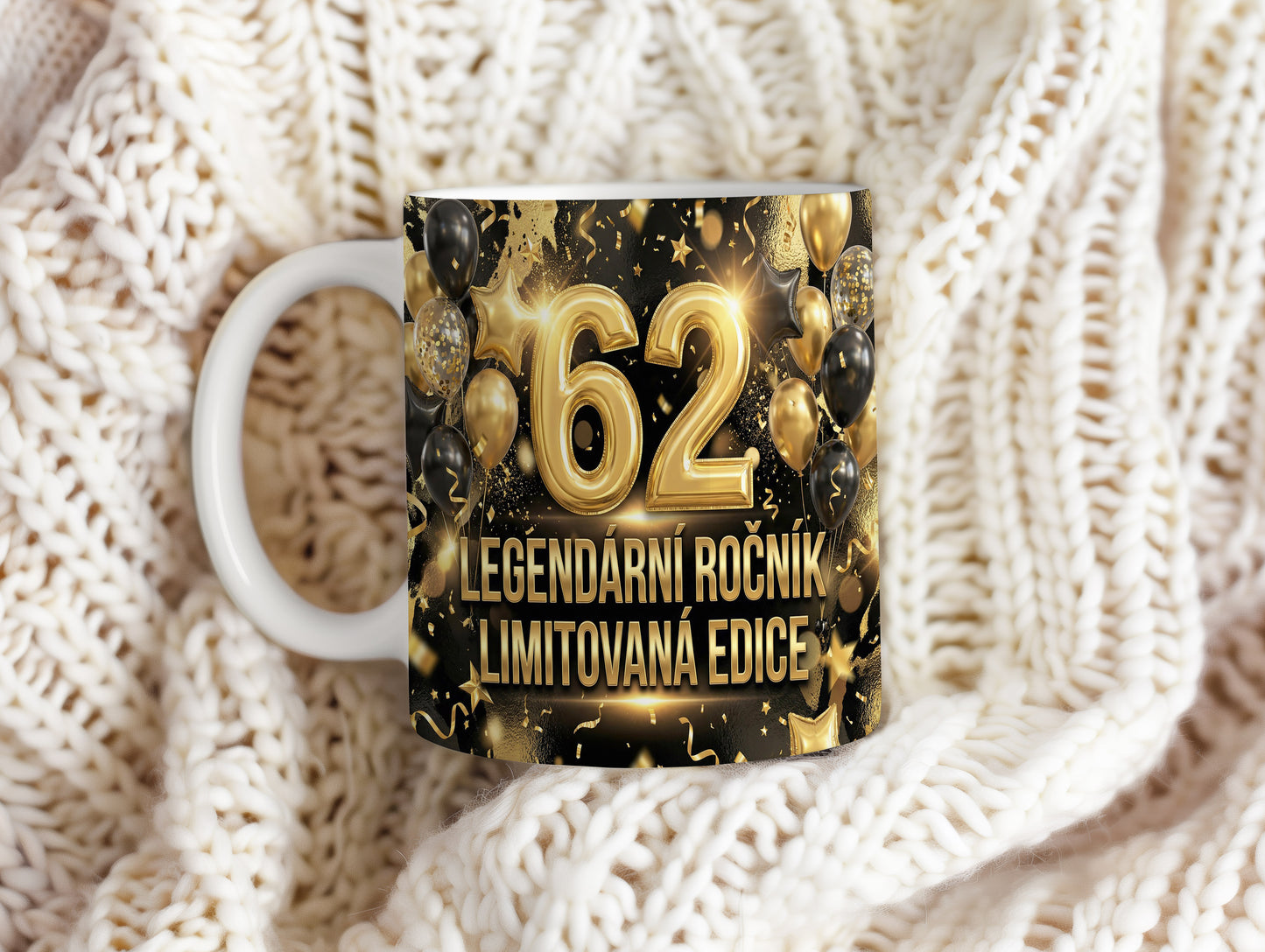 Narozeninový hrnek 62 let – LEGENDÁRNÍ ROČNÍK LIMITOVANÁ EDICE