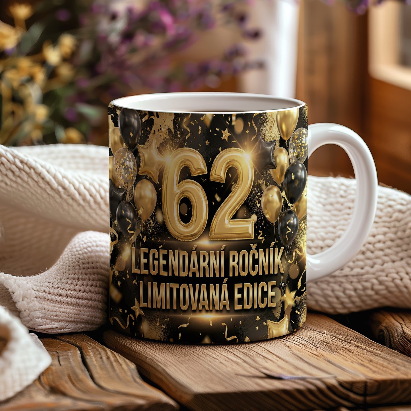 Narozeninový hrnek 62 let – LEGENDÁRNÍ ROČNÍK LIMITOVANÁ EDICE