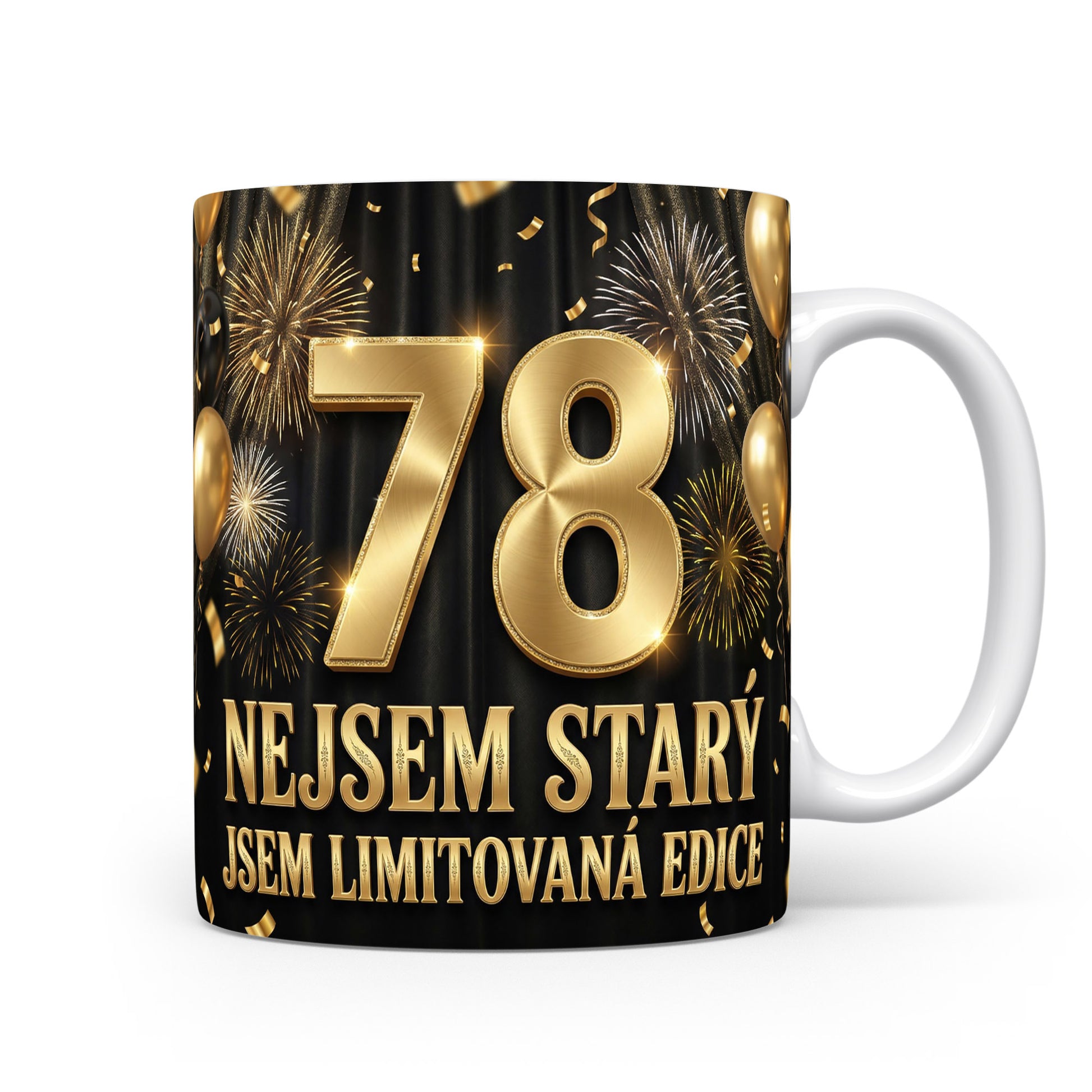 Narozeninový hrnek s číslem 78