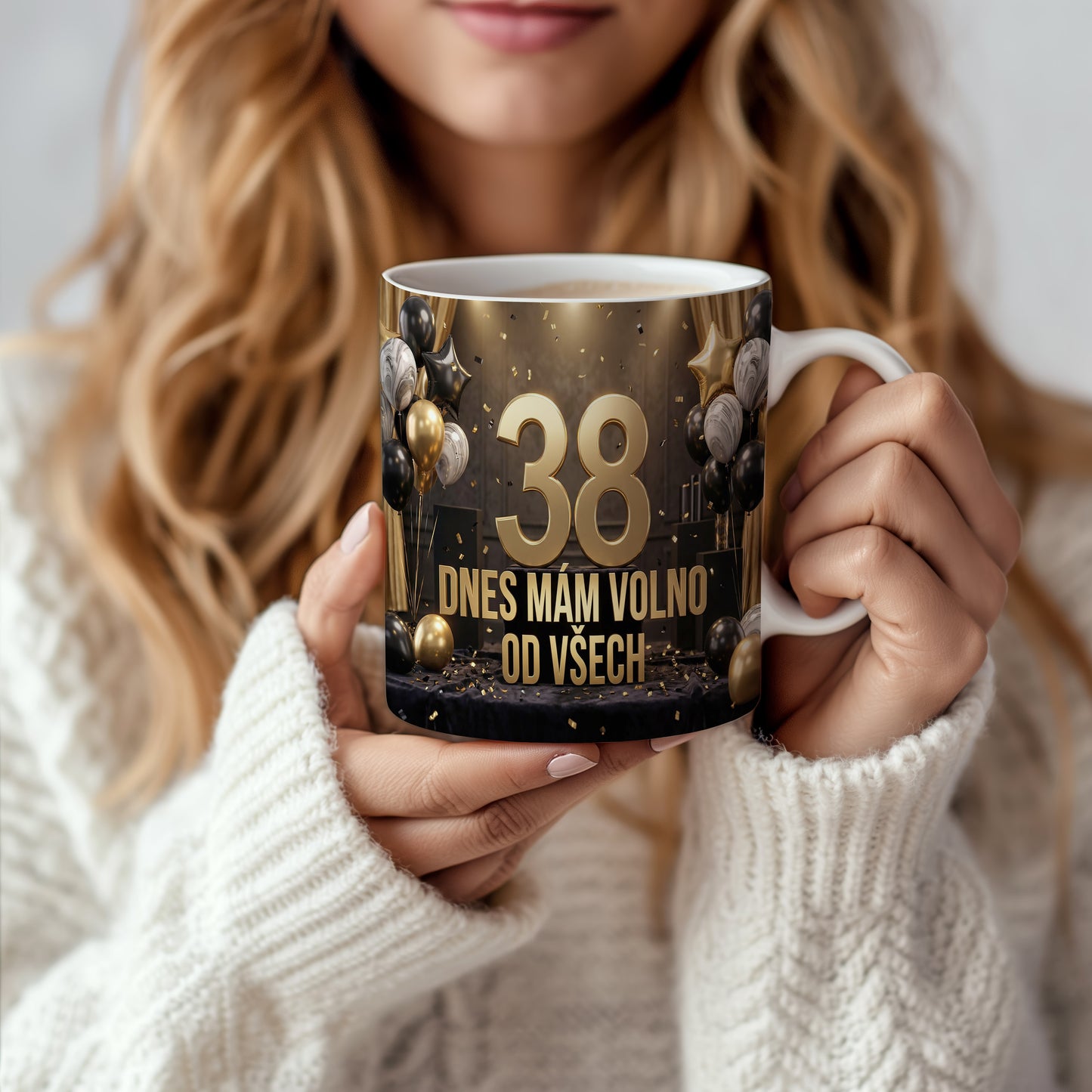 Narozeninový hrnek 38 let – DNES MÁM VOLNO OD VŠECH