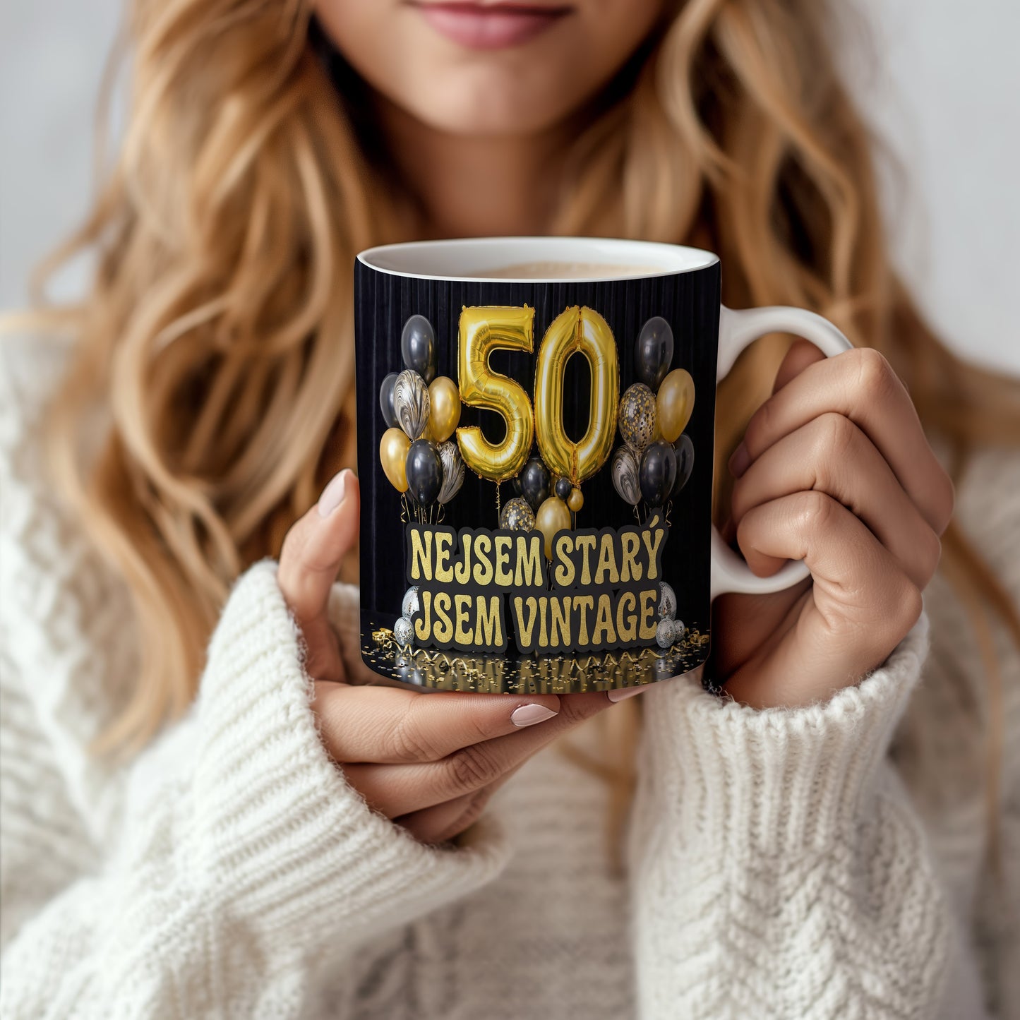 Narozeninový hrnek 50 let – NEJSEM STARÝ, JSEM VINTAGE