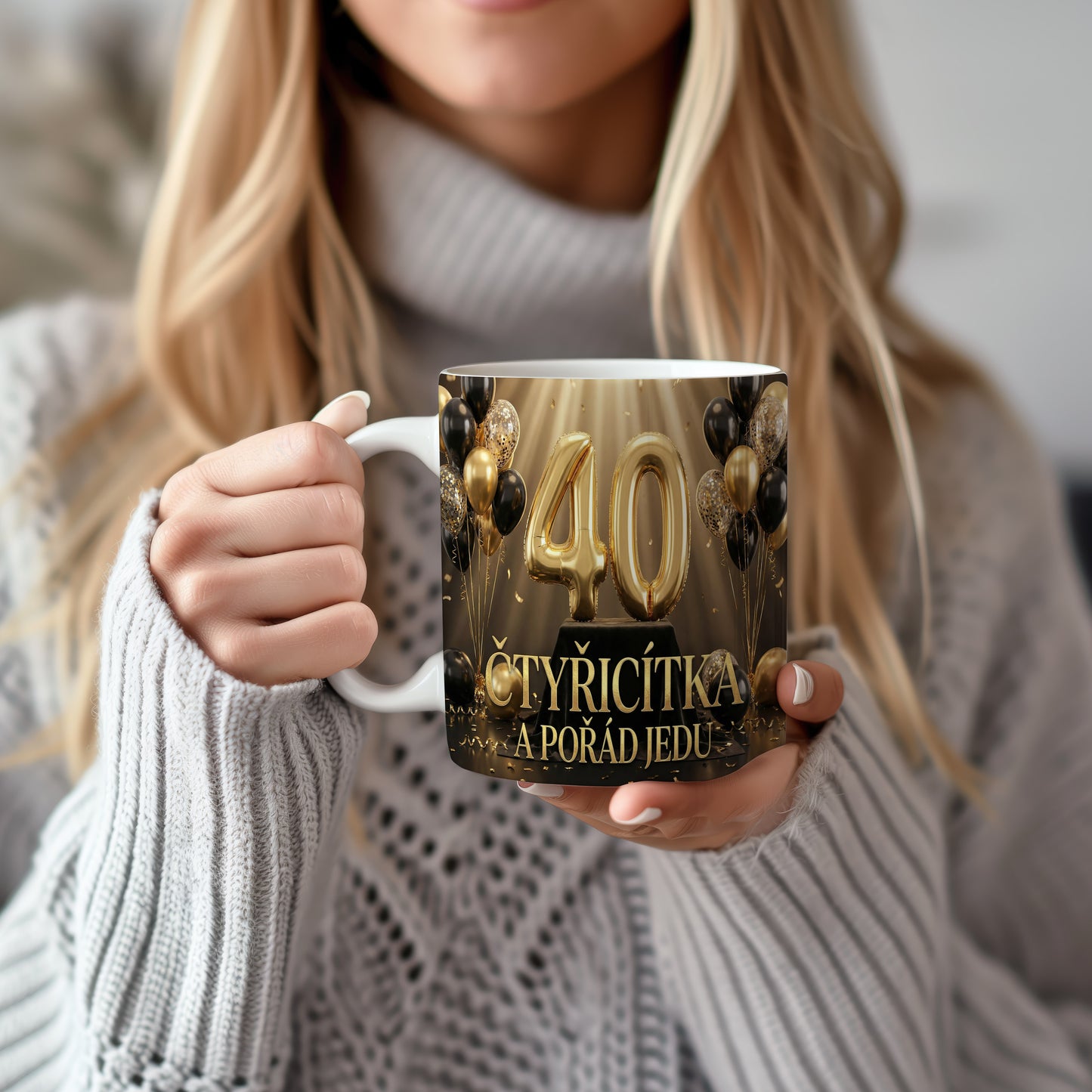 Narozeninový hrnek 40 let – ČTYŘICÍTKA A POŘÁD JEDU