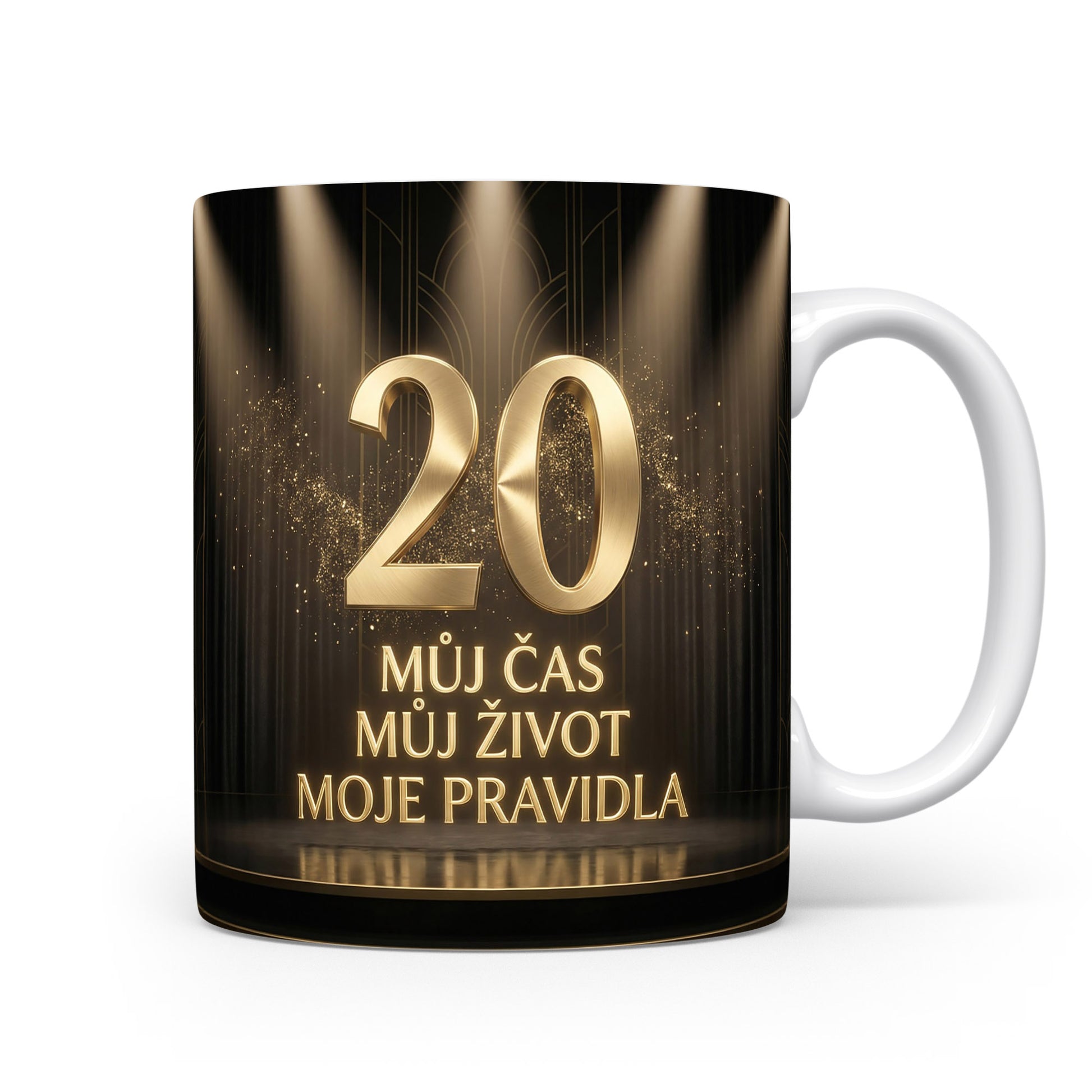 Hrnček s nápisem k 20. narozeninám
