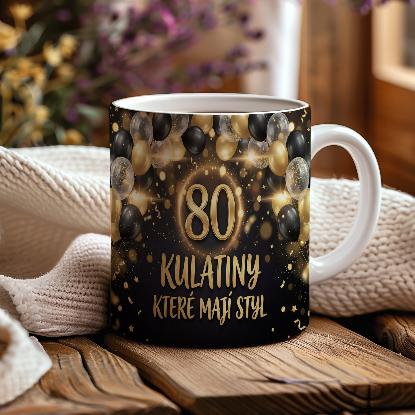 Narozeninový hrnek 80 let – KULATINY KTERÉ MAJÍ STYL