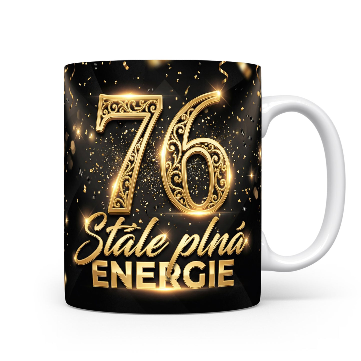 Hrnček s nápisem Stále plná energie