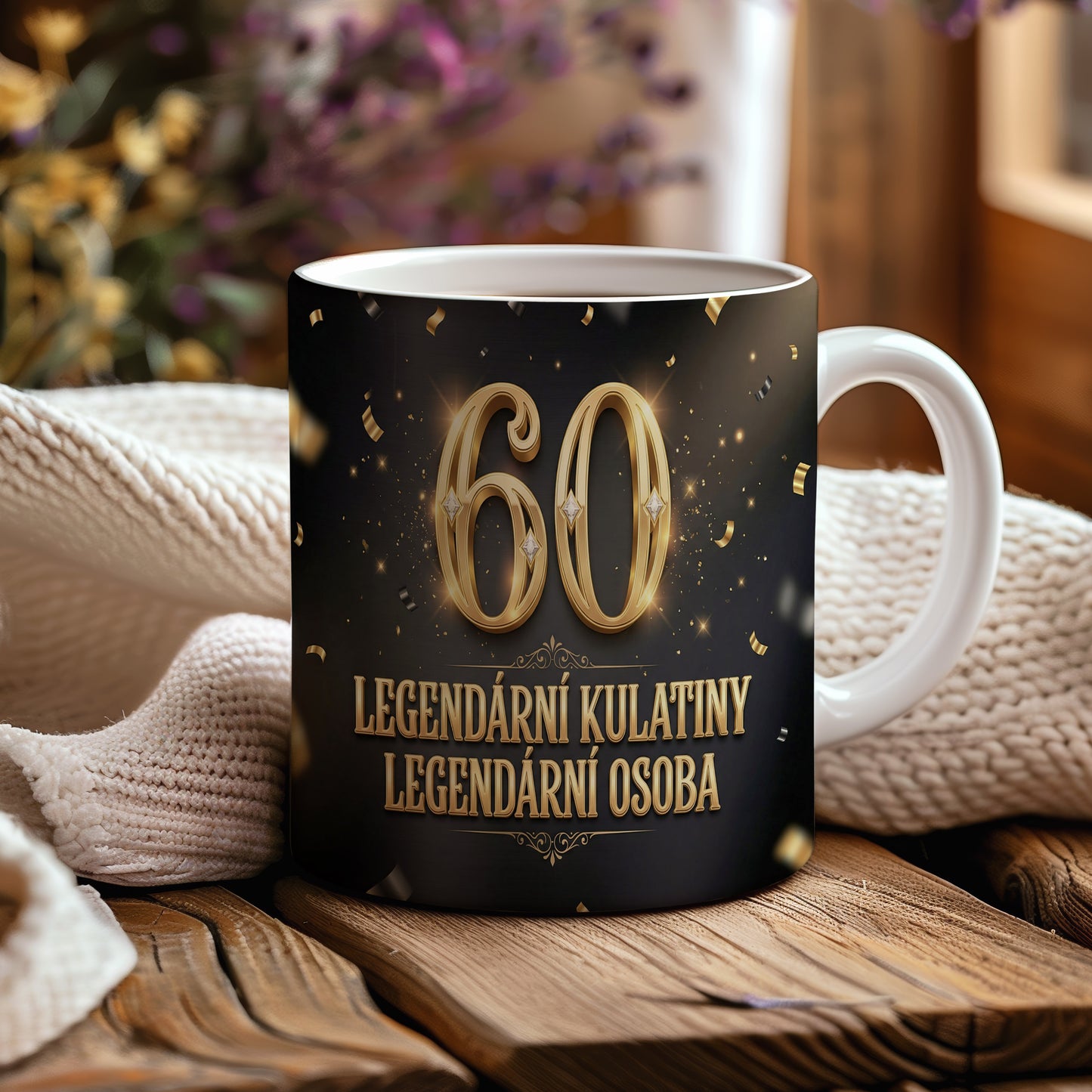 Narozeninový hrnek 60 let – LEGENDÁRNÍ KULATINY LEGENDÁRNÍ OSOBA