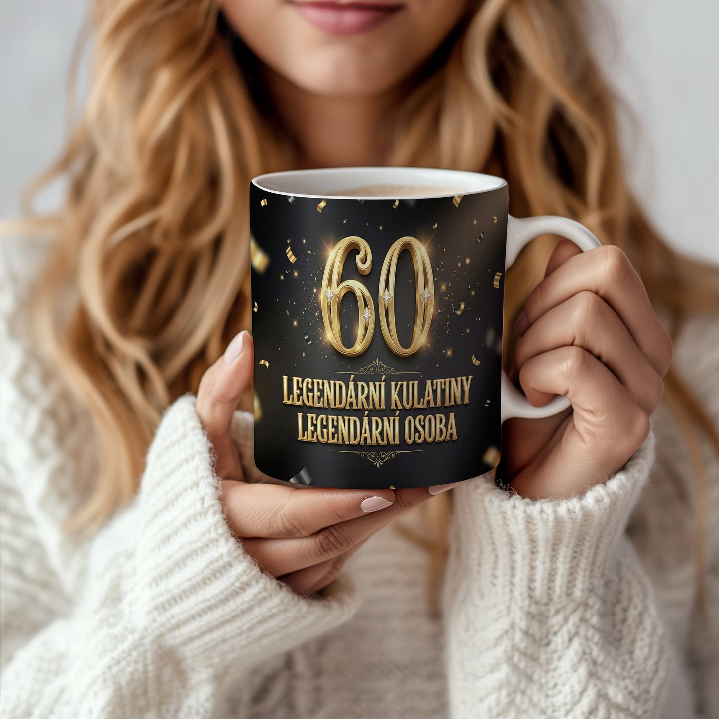 Narozeninový hrnek 60 let – LEGENDÁRNÍ KULATINY LEGENDÁRNÍ OSOBA