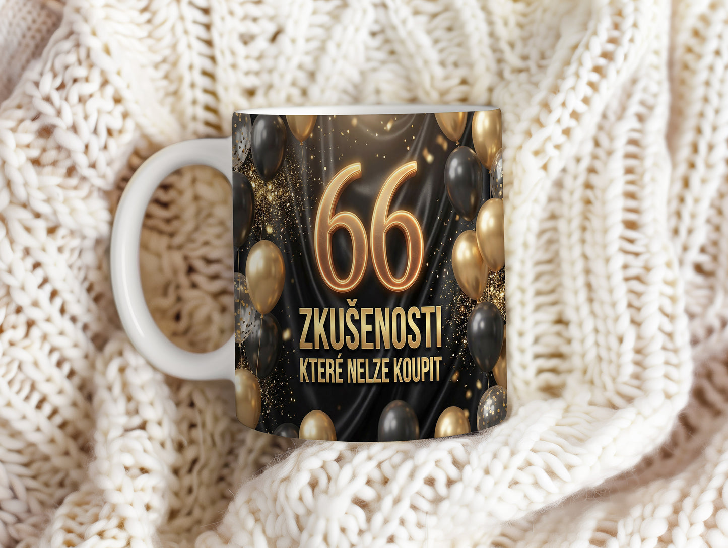 Narozeninový hrnek 66 let – ZKUŠENOSTI, KTERÉ NELZE KOUPIT
