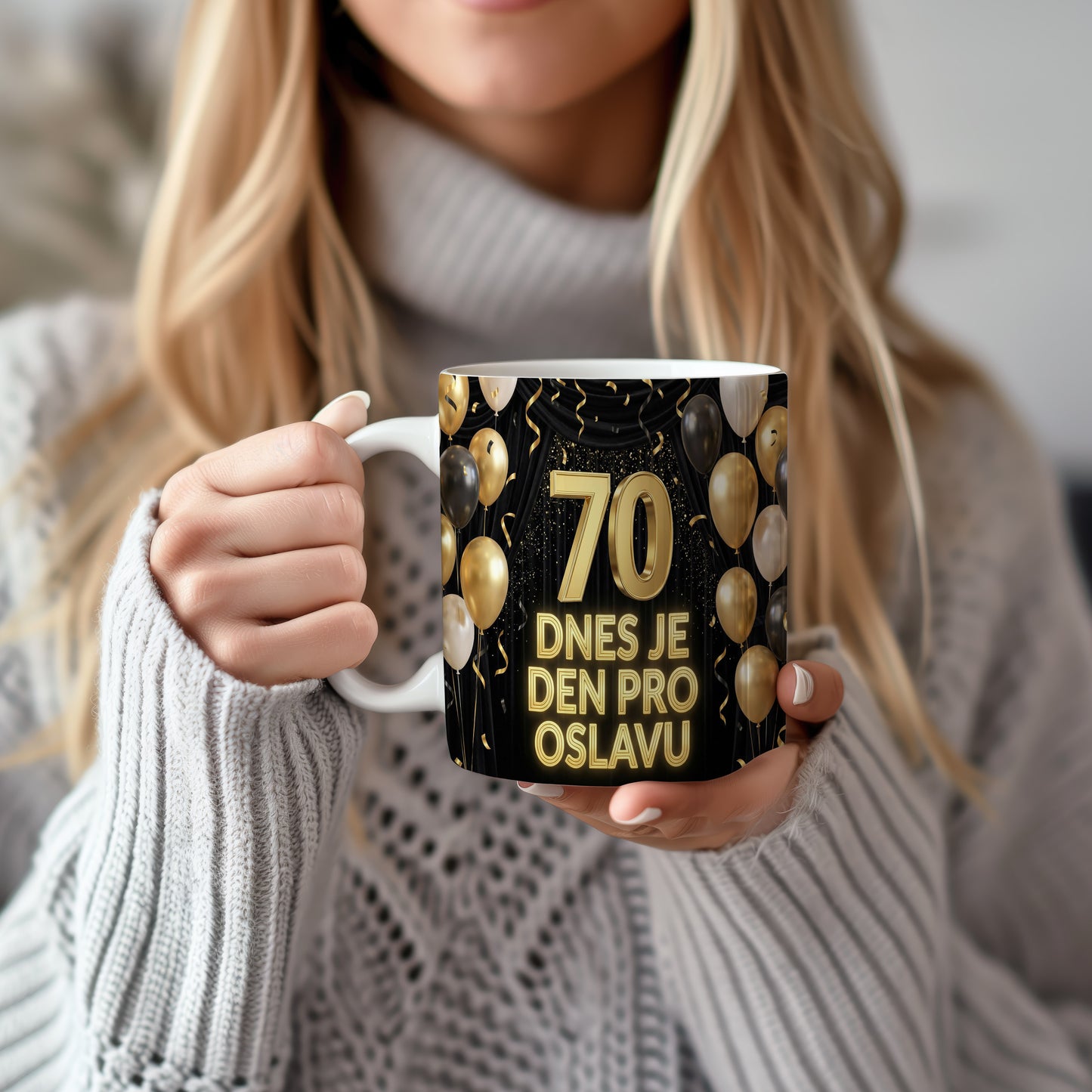 Narozeninový hrnek 70 let – DNES JE DEN PRO OSLAVU