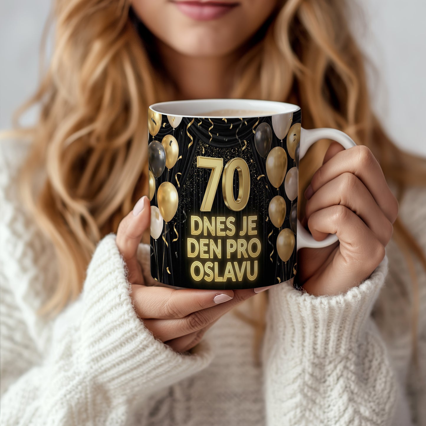 Narozeninový hrnek 70 let – DNES JE DEN PRO OSLAVU