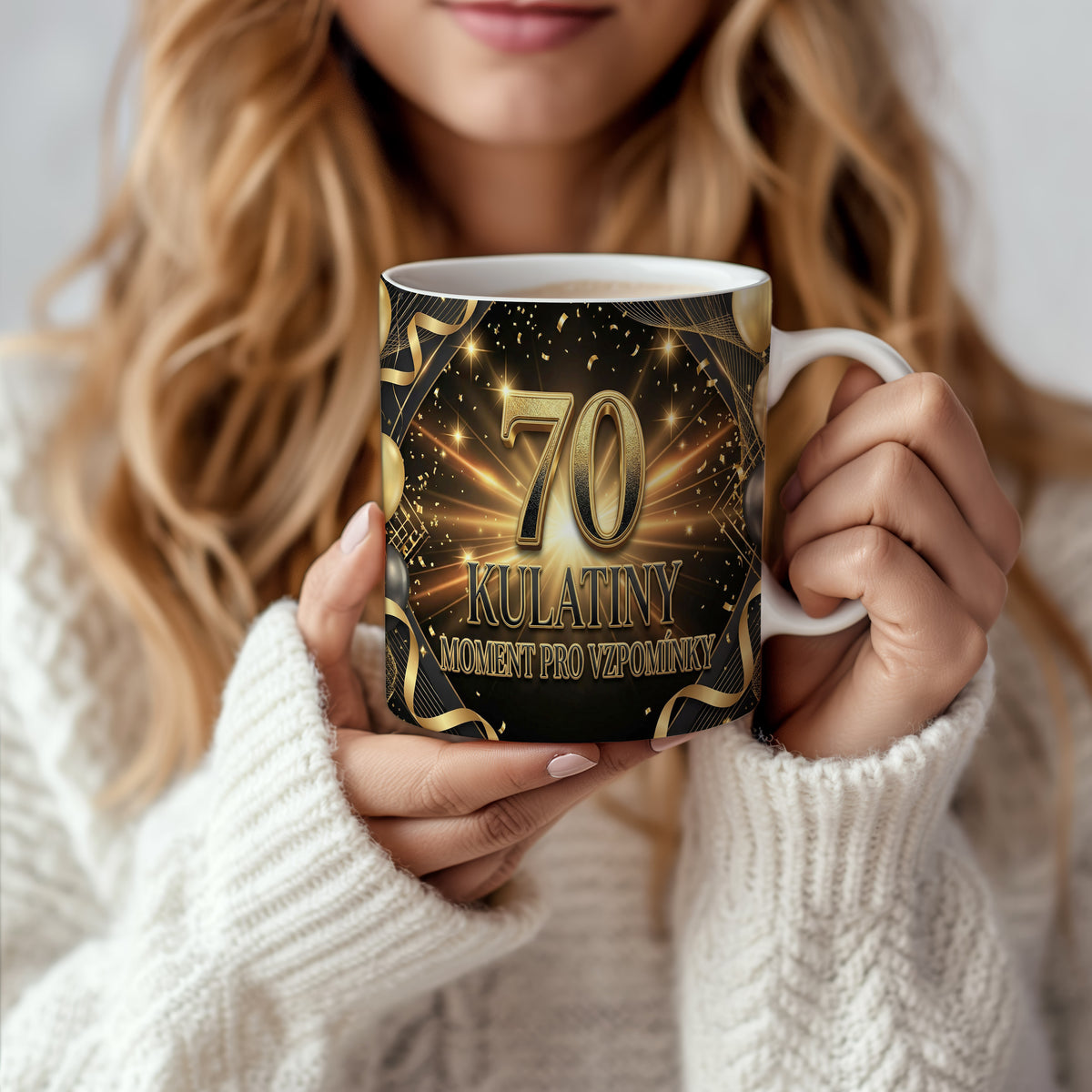 Narozeninový hrnek 70 let – KULATINY MOMENT PRO VZPOMÍNKY