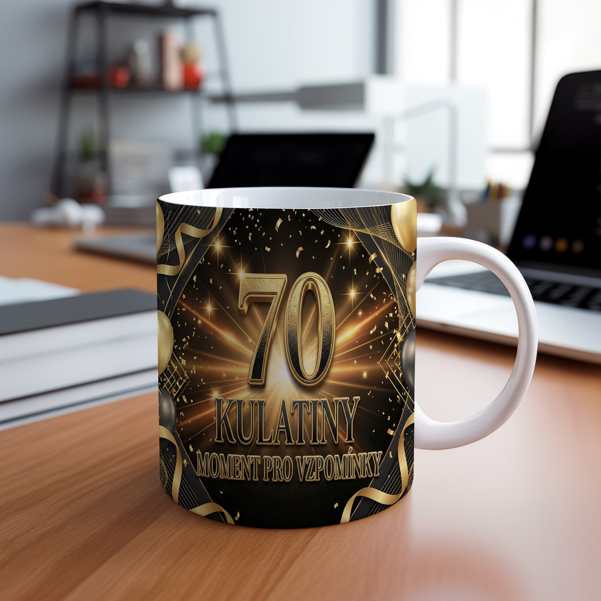 Narozeninový hrnek 70 let – KULATINY MOMENT PRO VZPOMÍNKY