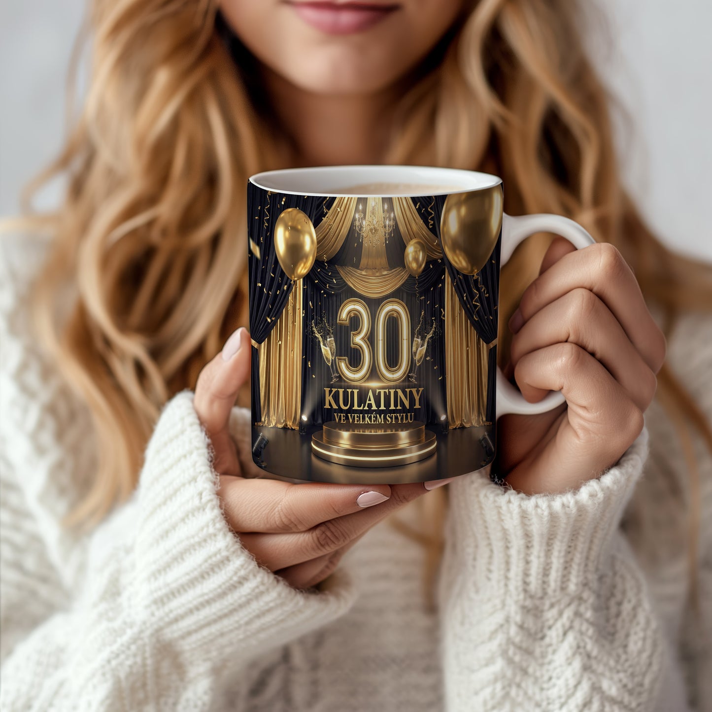 Narozeninový hrnek 30 let – KULATINY VE VELKÉM STYLU