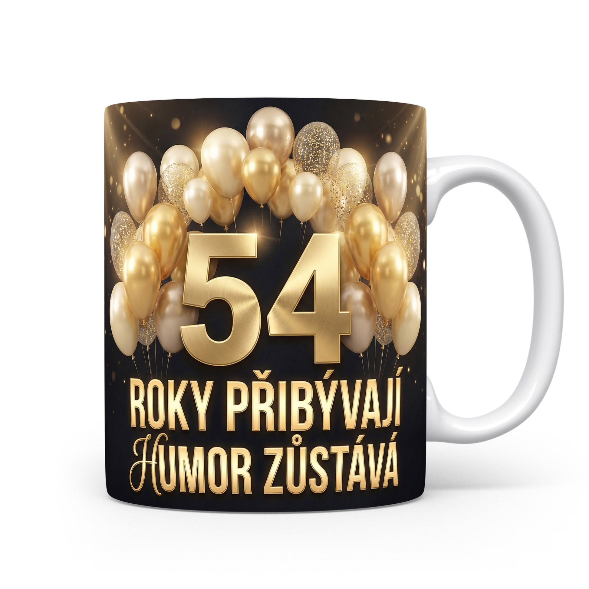 Narozeninový hrnek s číslem 54