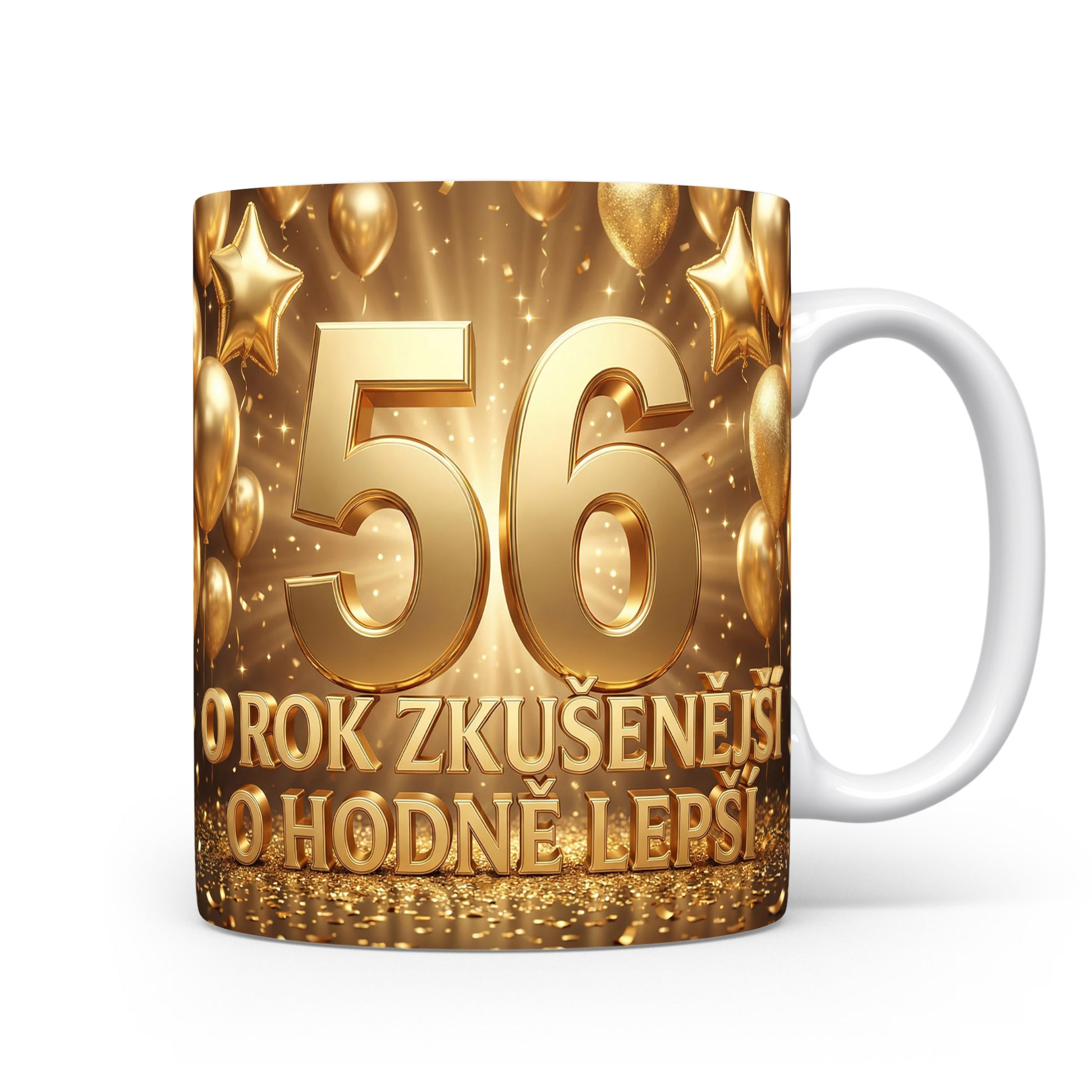 Narozeninový hrnek s číslem 56