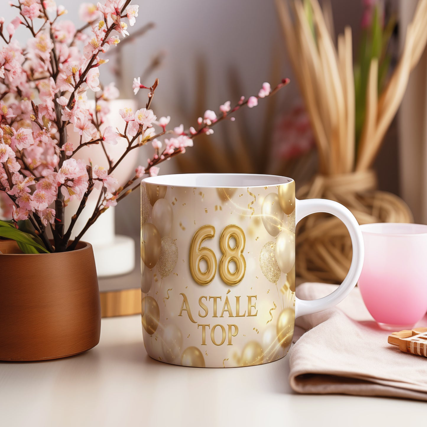 Narozeninový hrnek 68 let – A STÁLE TOP