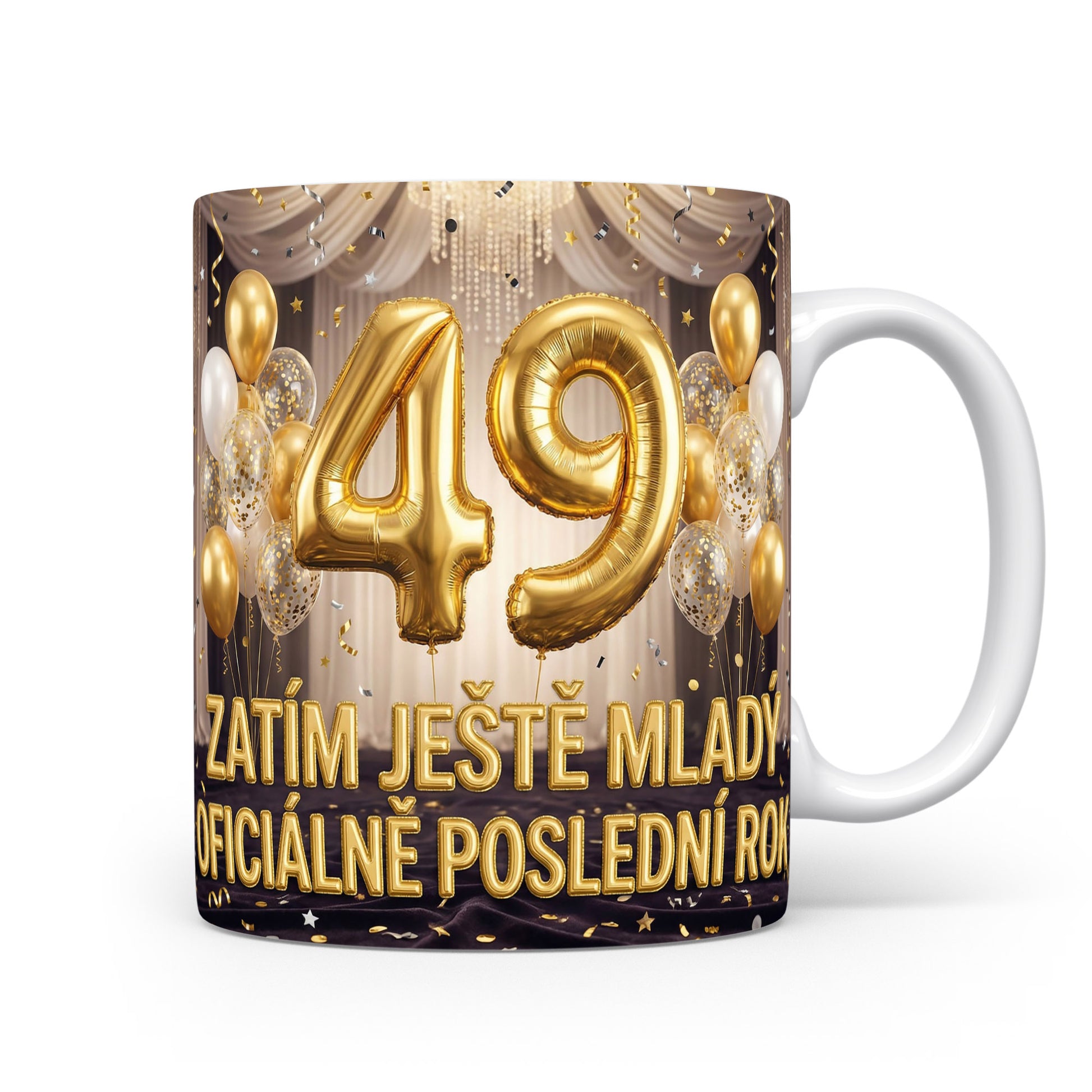Narozeninový hrnek s číslem 49