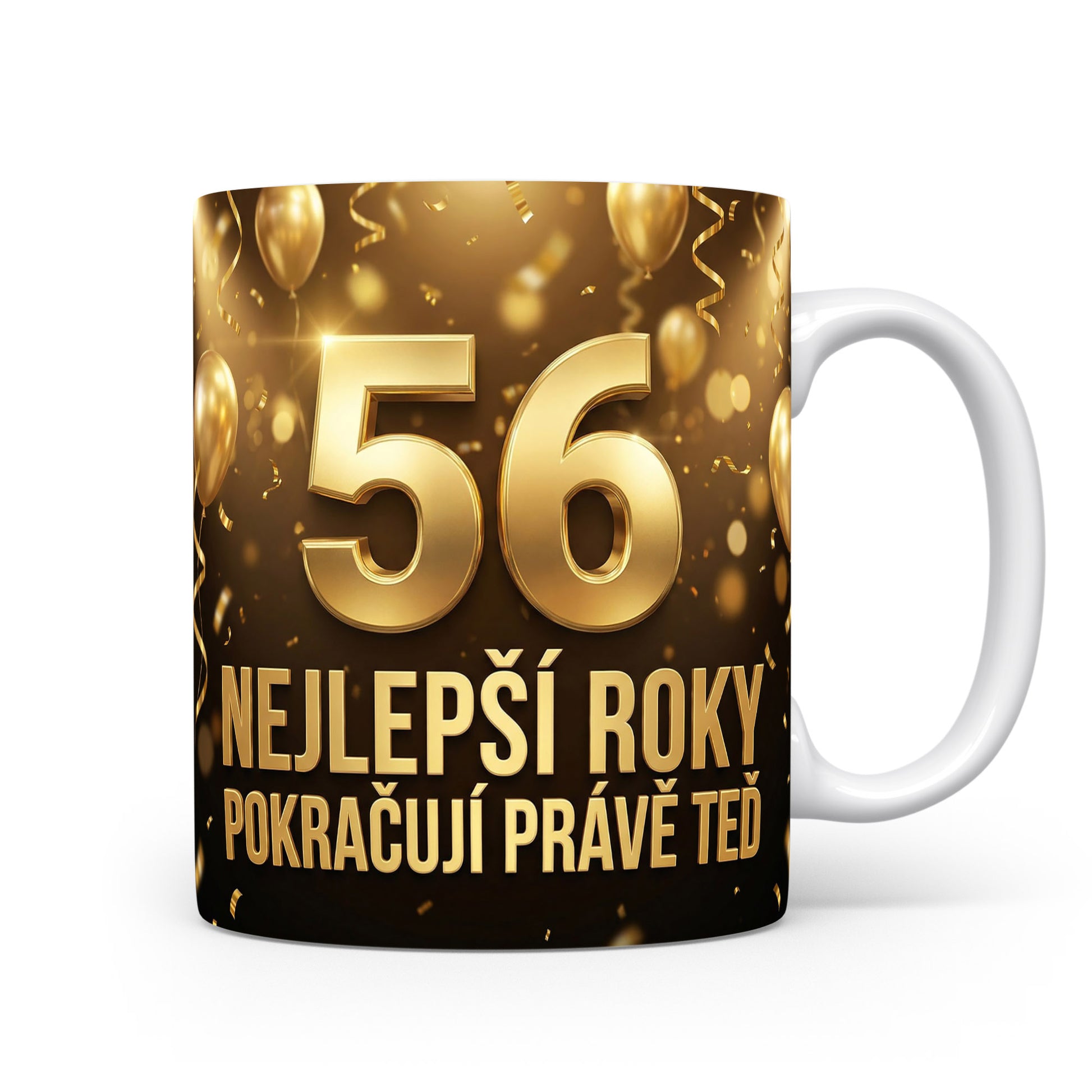 Narozeninový hrnek s číslem 56