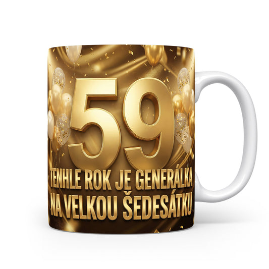 Narozeninový hrnek s číslem 59