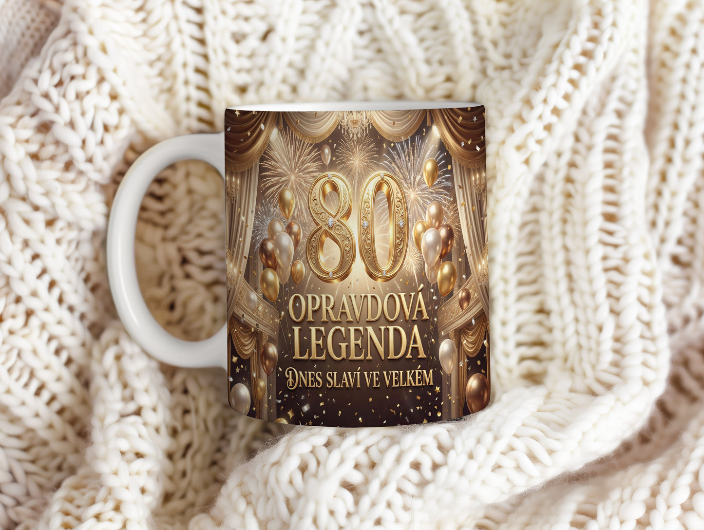 Narozeninový hrnek 80 let – OPRAVDOVÁ LEGENDA DNES SLAVÍ VE VELKÉM