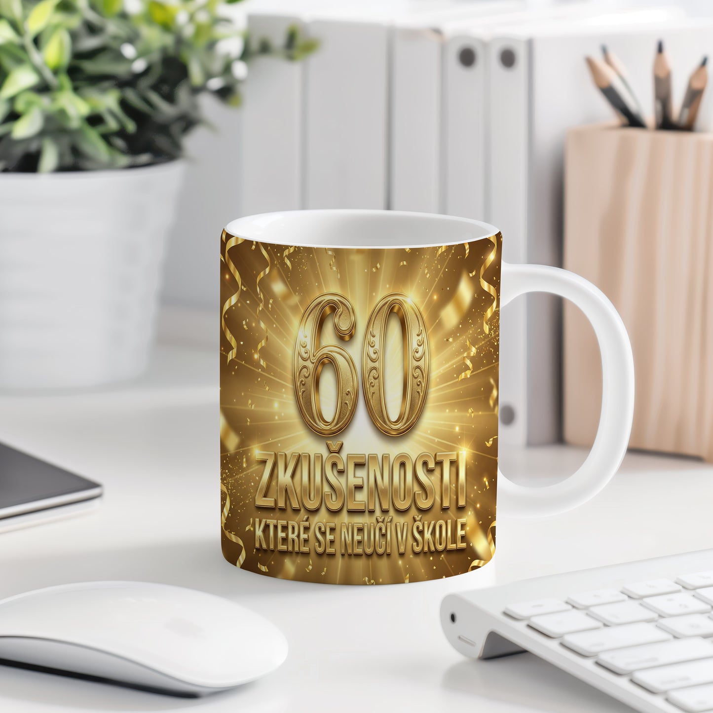 Narozeninový hrnek 60 let – ZKUŠENOSTI, KTERÉ SE NEUČÍ V ŠKOLE