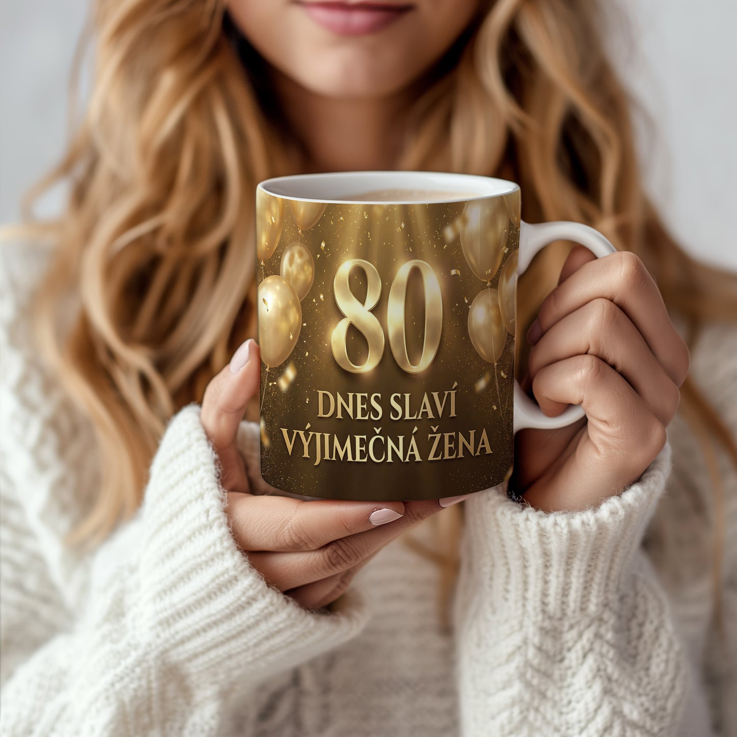 Narozeninový hrnek 80 let – DNES SLAVÍ VÝJIMEČNÁ ŽENA