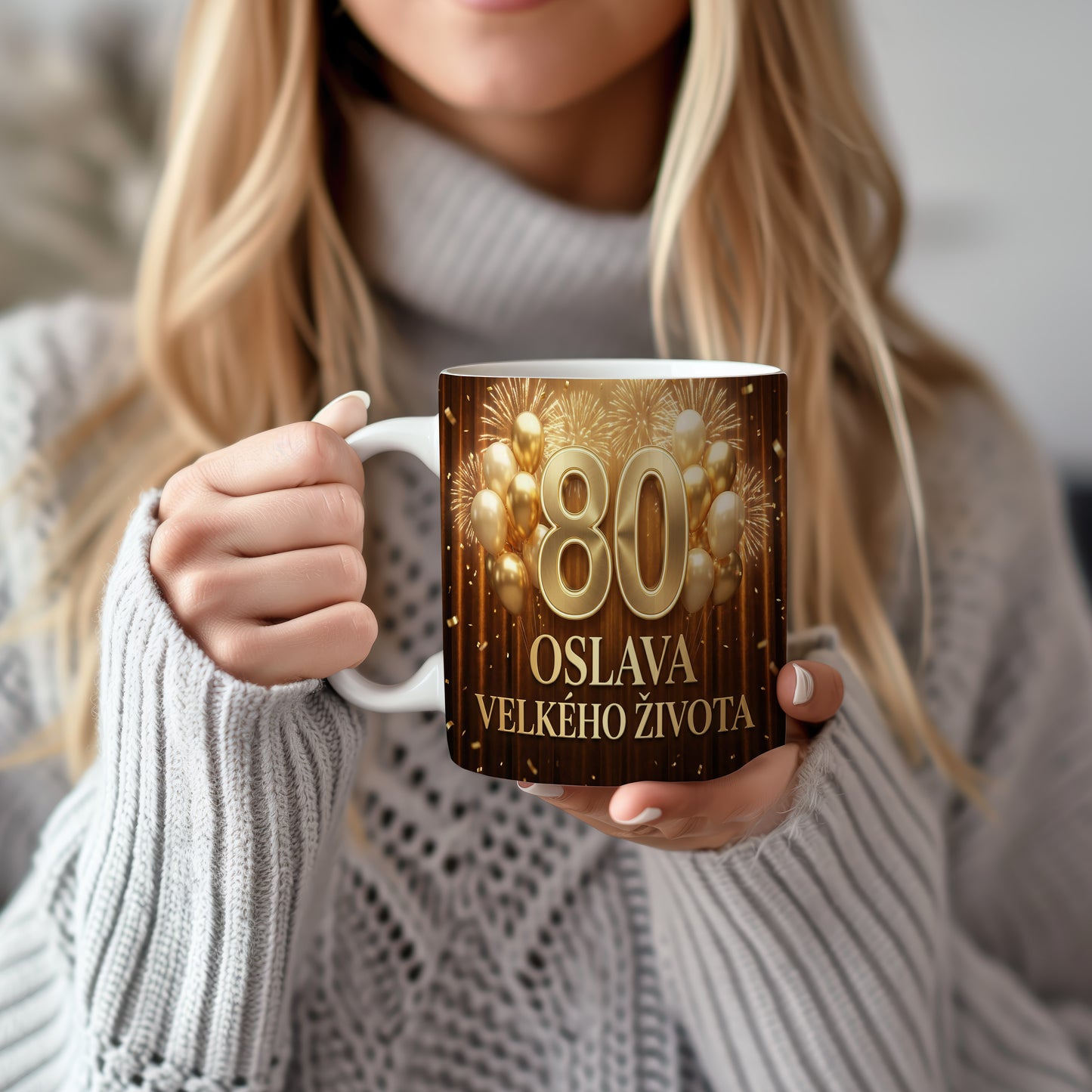 Narozeninový hrnek 80 let – OSLAVA VELKÉHO ŽIVOTA