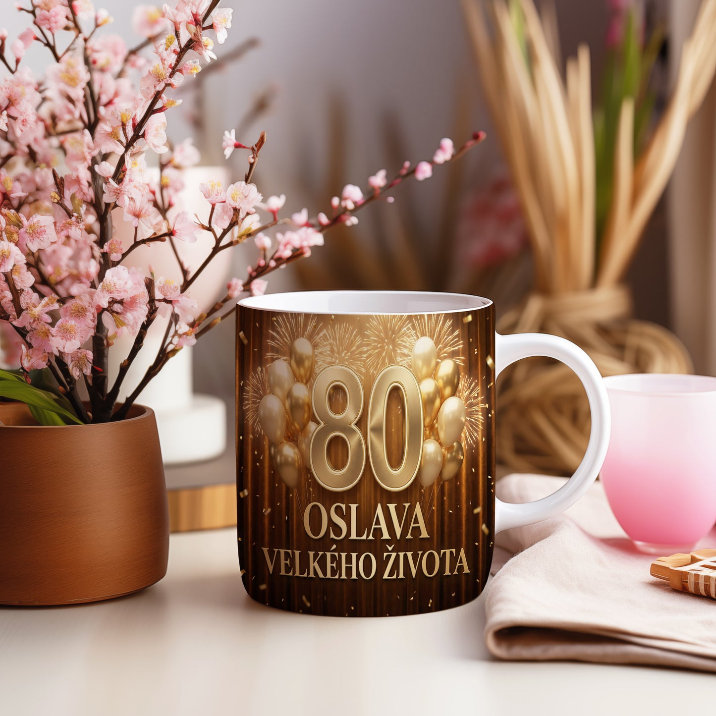 Narozeninový hrnek 80 let – OSLAVA VELKÉHO ŽIVOTA