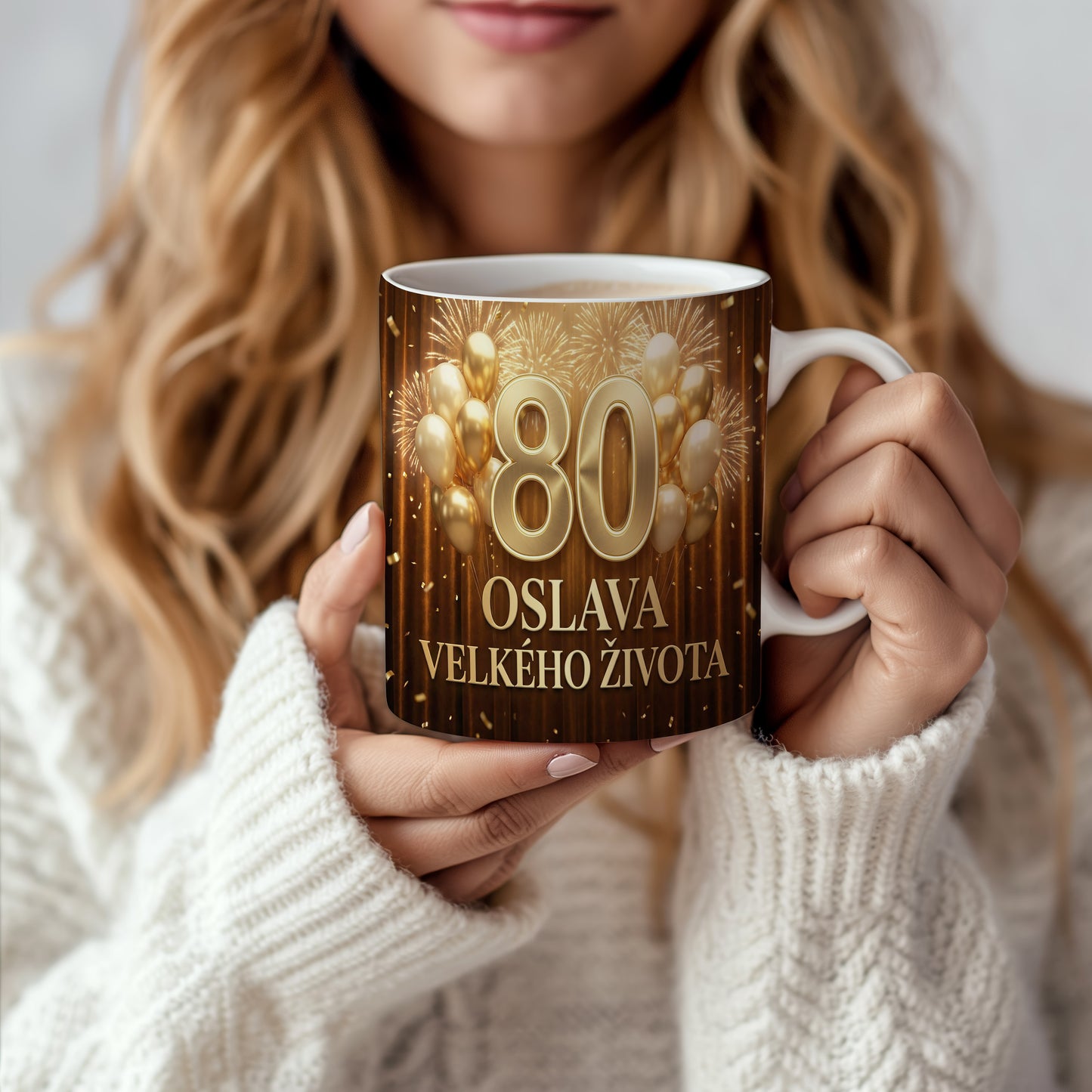 Narozeninový hrnek 80 let – OSLAVA VELKÉHO ŽIVOTA