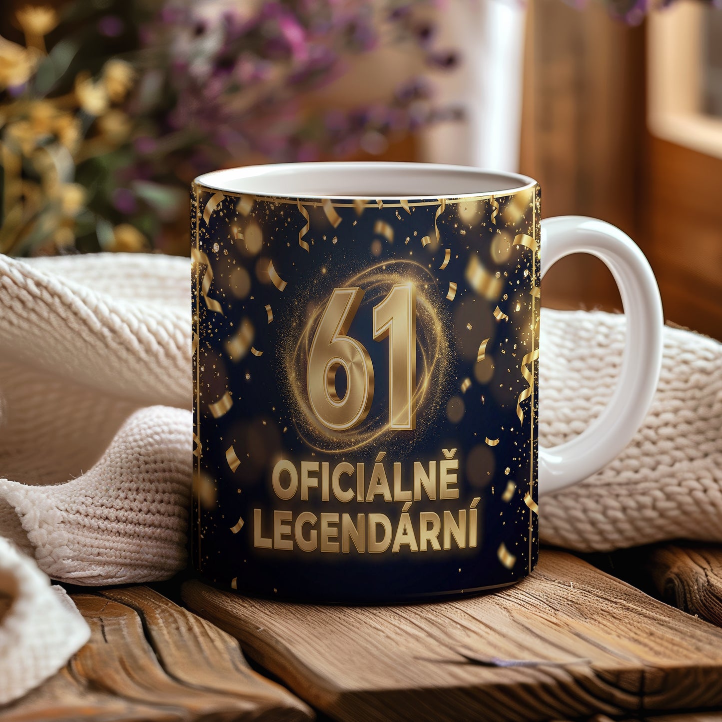 Narozeninový hrnek 61 let – OFICIÁLNĚ LEGENDÁRNÍ